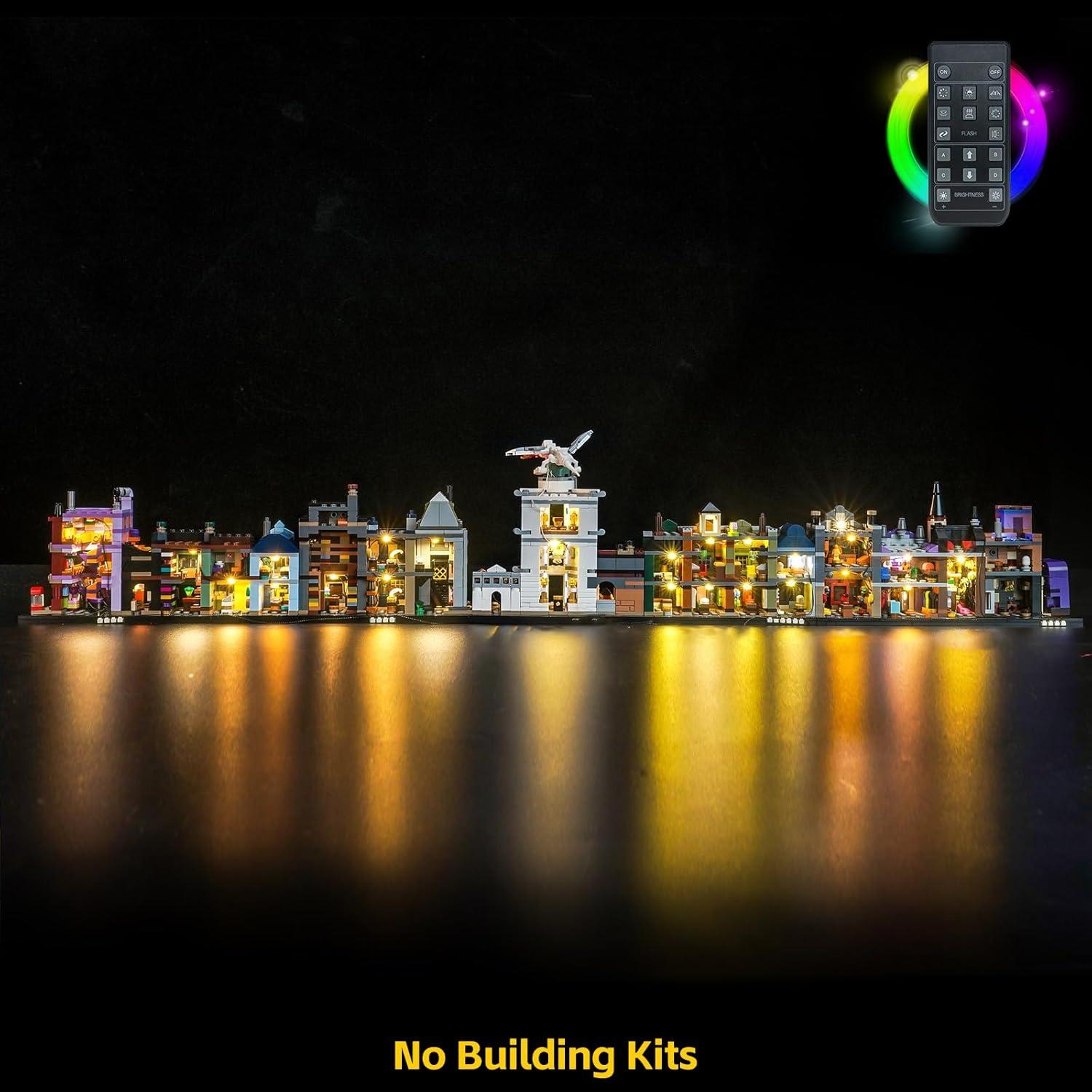 Iluminación LED BrickBling para Tiendas Mágicas LEGO 76444