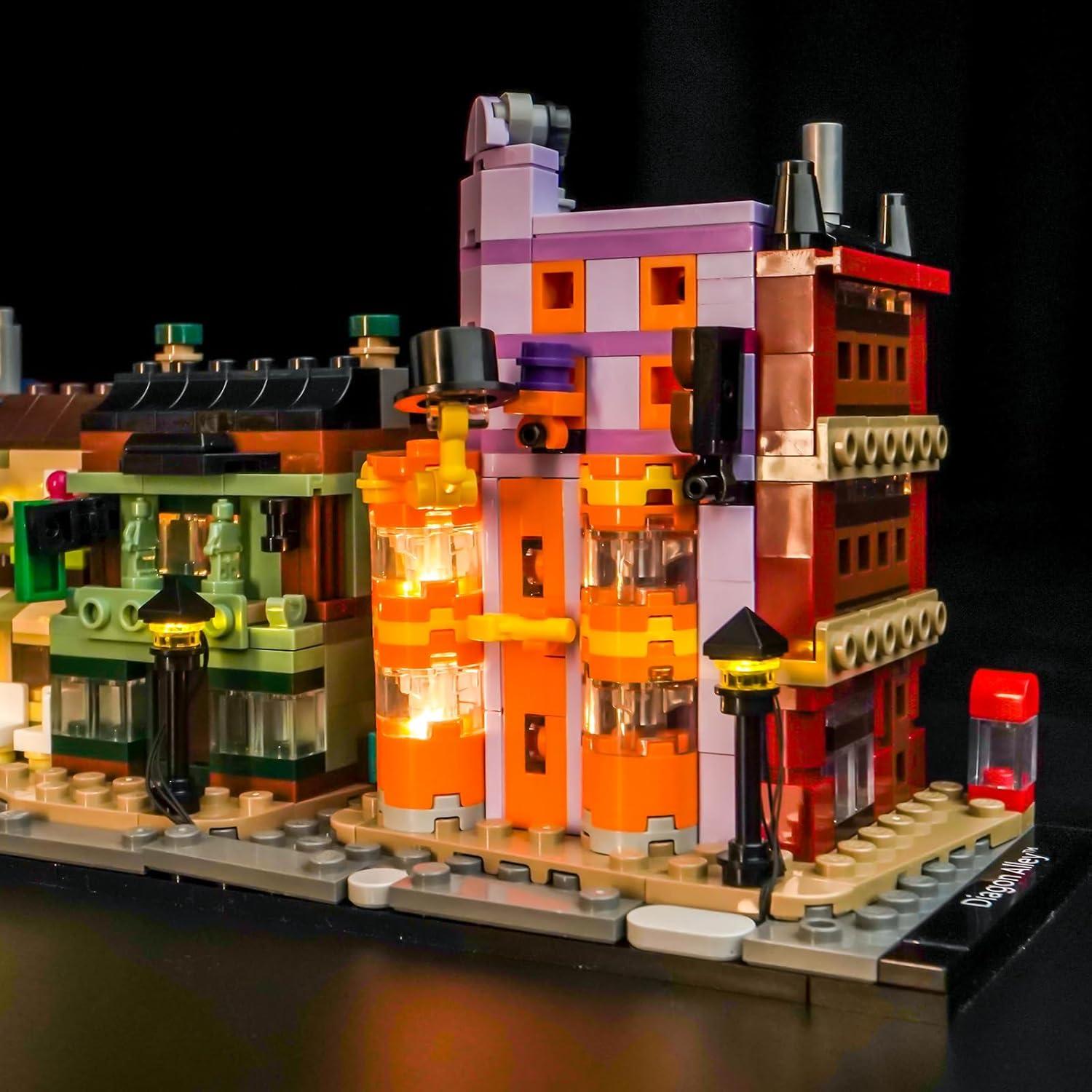 Iluminación LED BrickBling para Tiendas Mágicas LEGO 76444