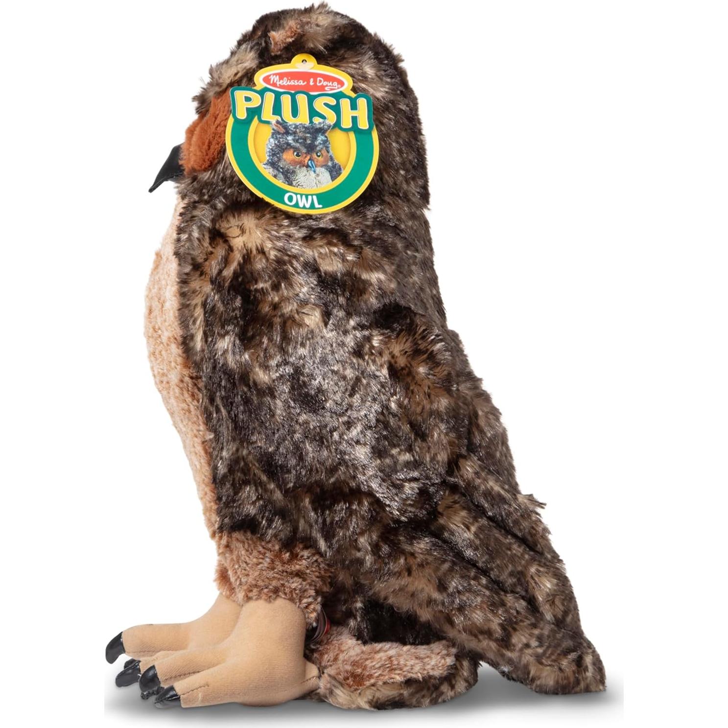 Búho Gigante de Peluche Melissa & Doug 43 cm Marrón
