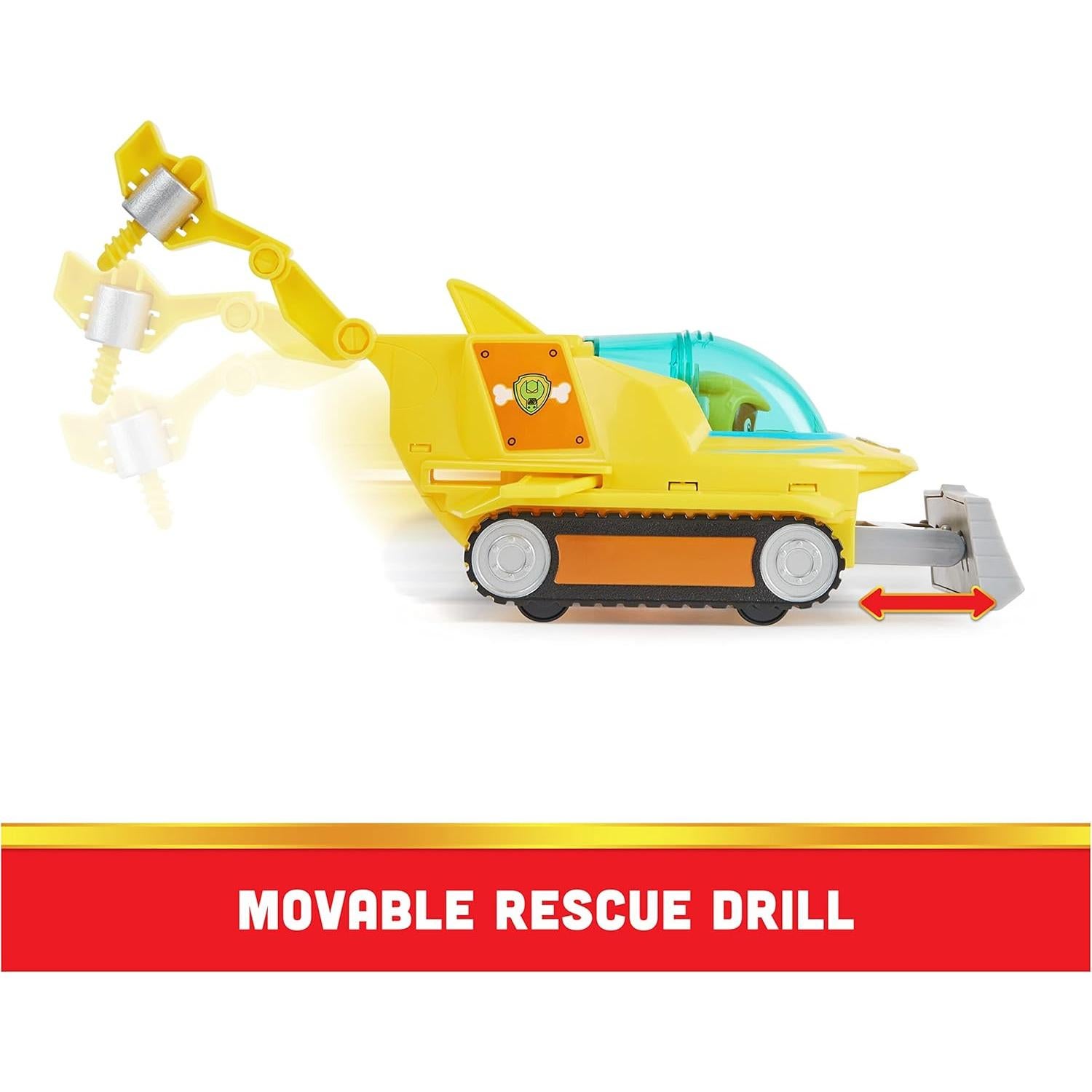 Vehículo de Rescate Tiburón Martillo Rubble Aqua Pups