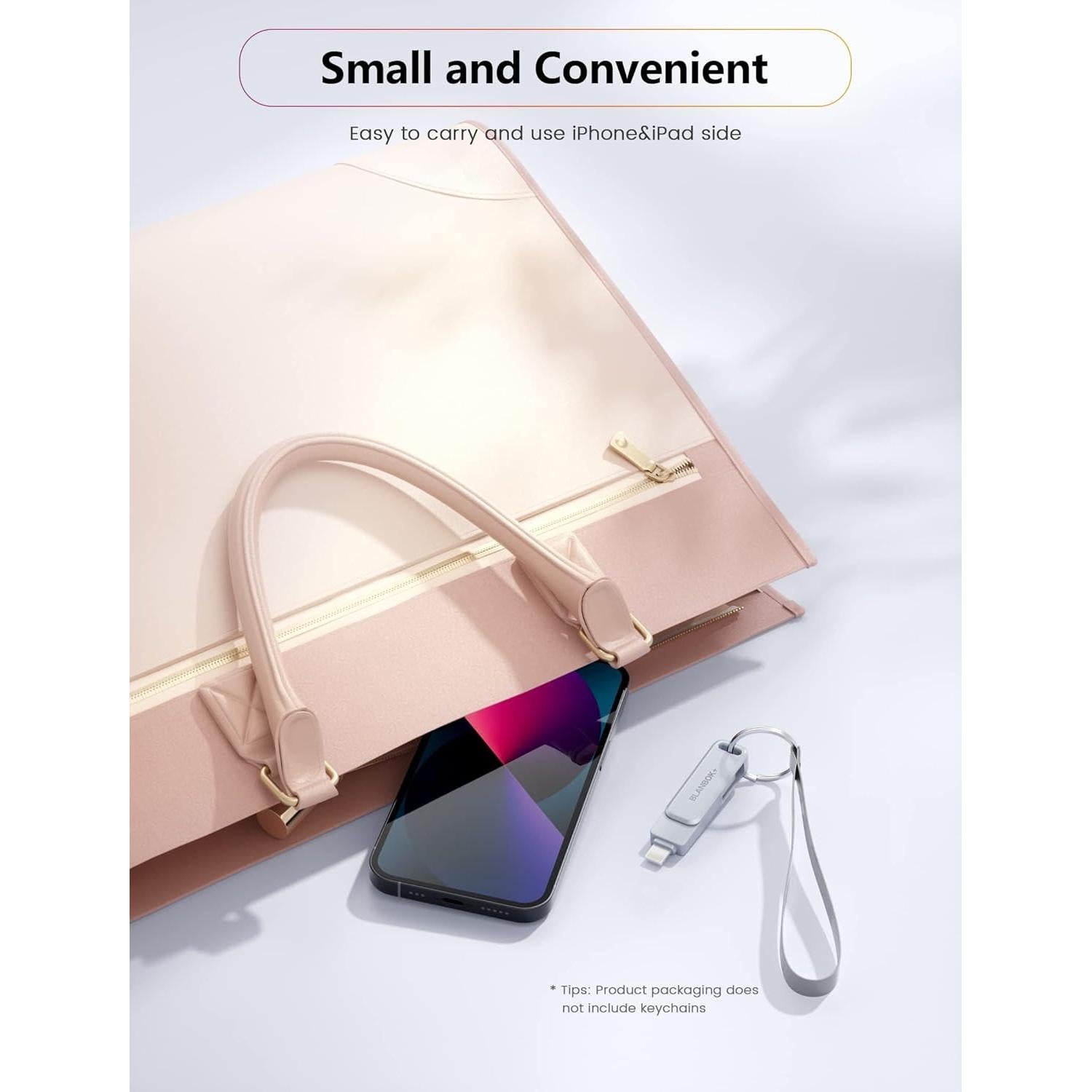 Unidad Flash MFi 256GB BLANBOK+ USB Lightning Type C