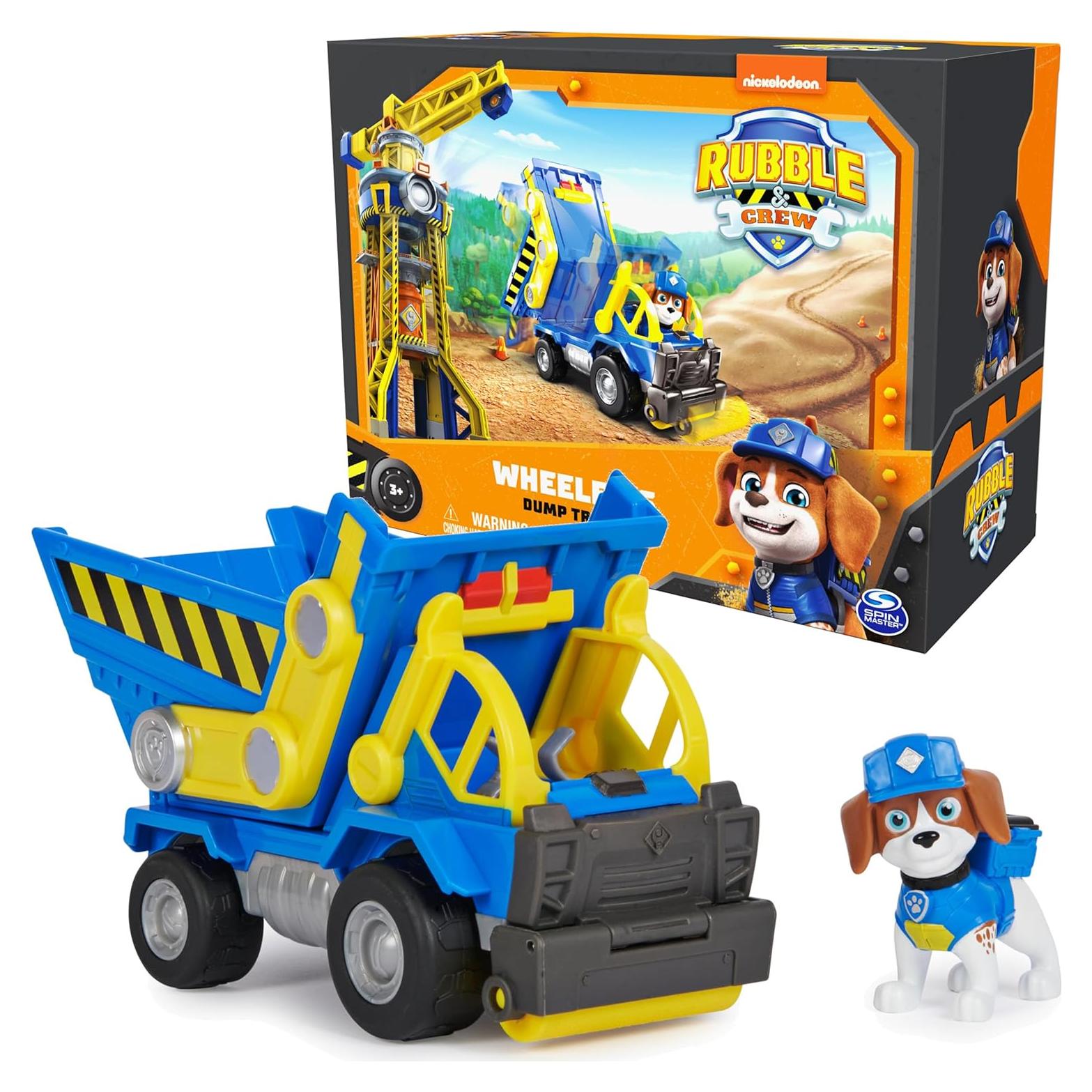 Camión de Volteo Rubble & Crew con Figura de Wheeler