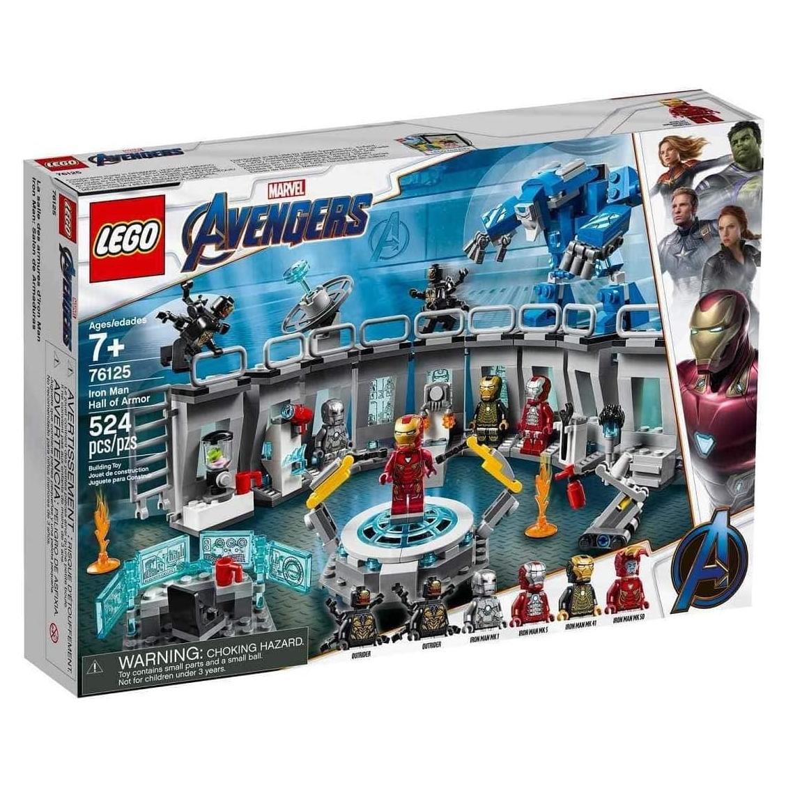 LEGO Marvel Avengers Sala de Armadura Iron Man 76125 - 524 Piezas