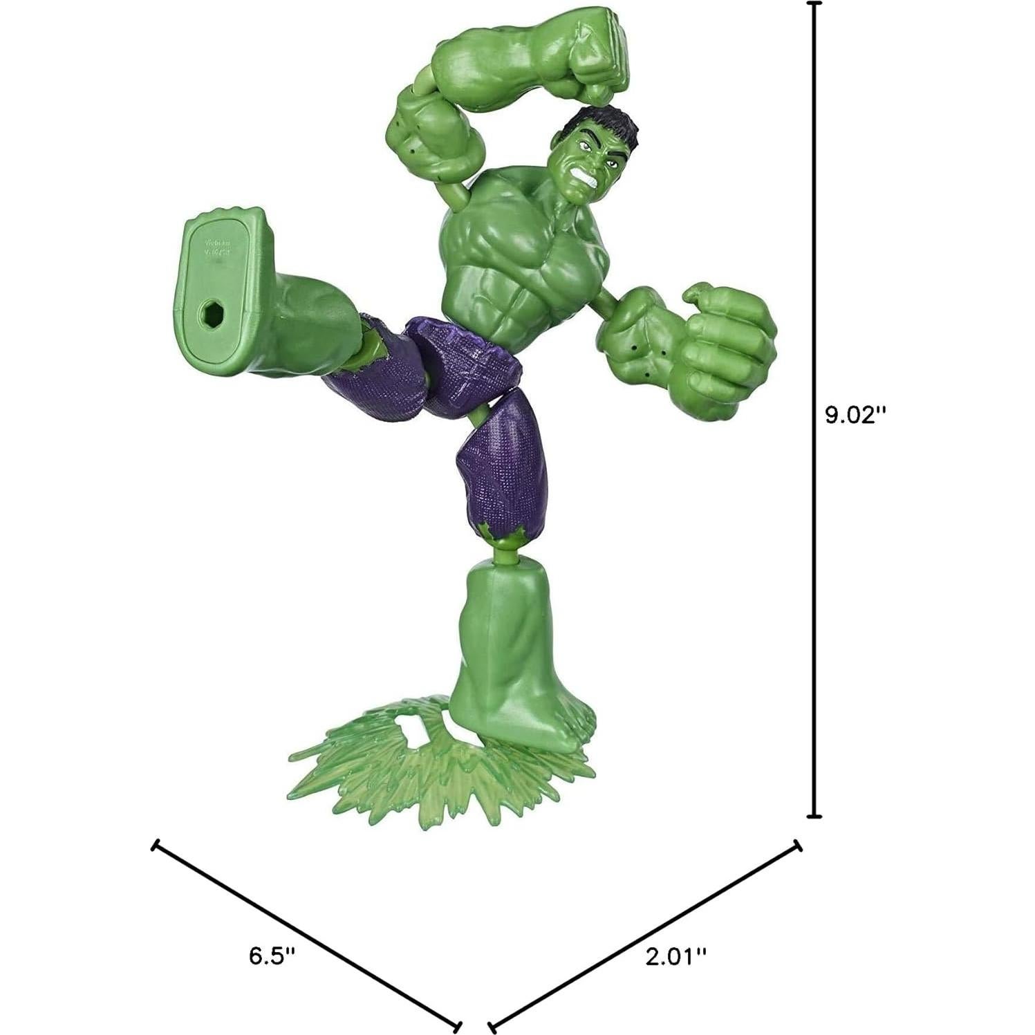 Figura de Acción Hulk Bend and Flex 15 cm Hasbro Marvel