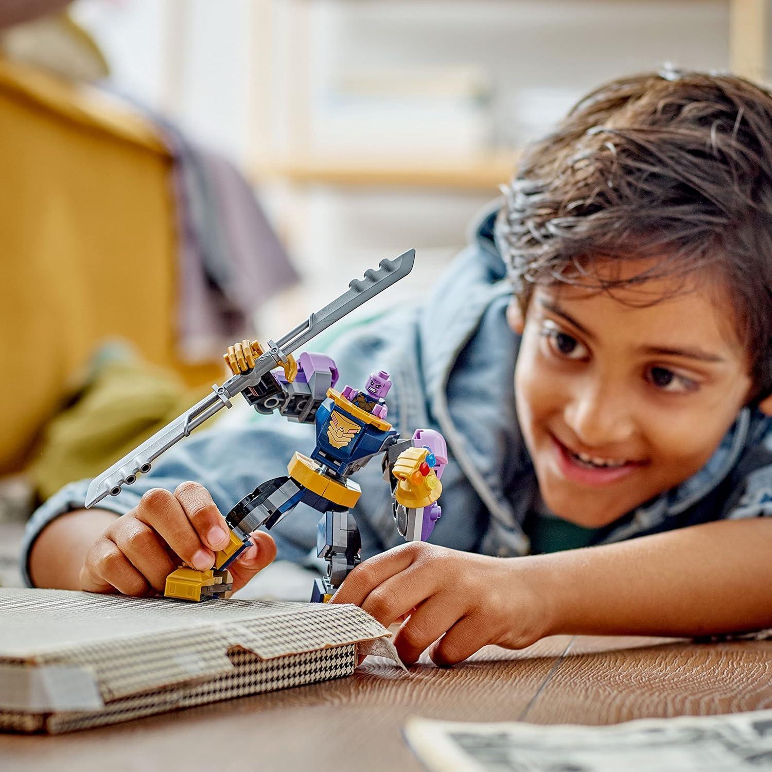 LEGO Marvel Armadura Mech de Thanos 76242 - Juguete 12 cm