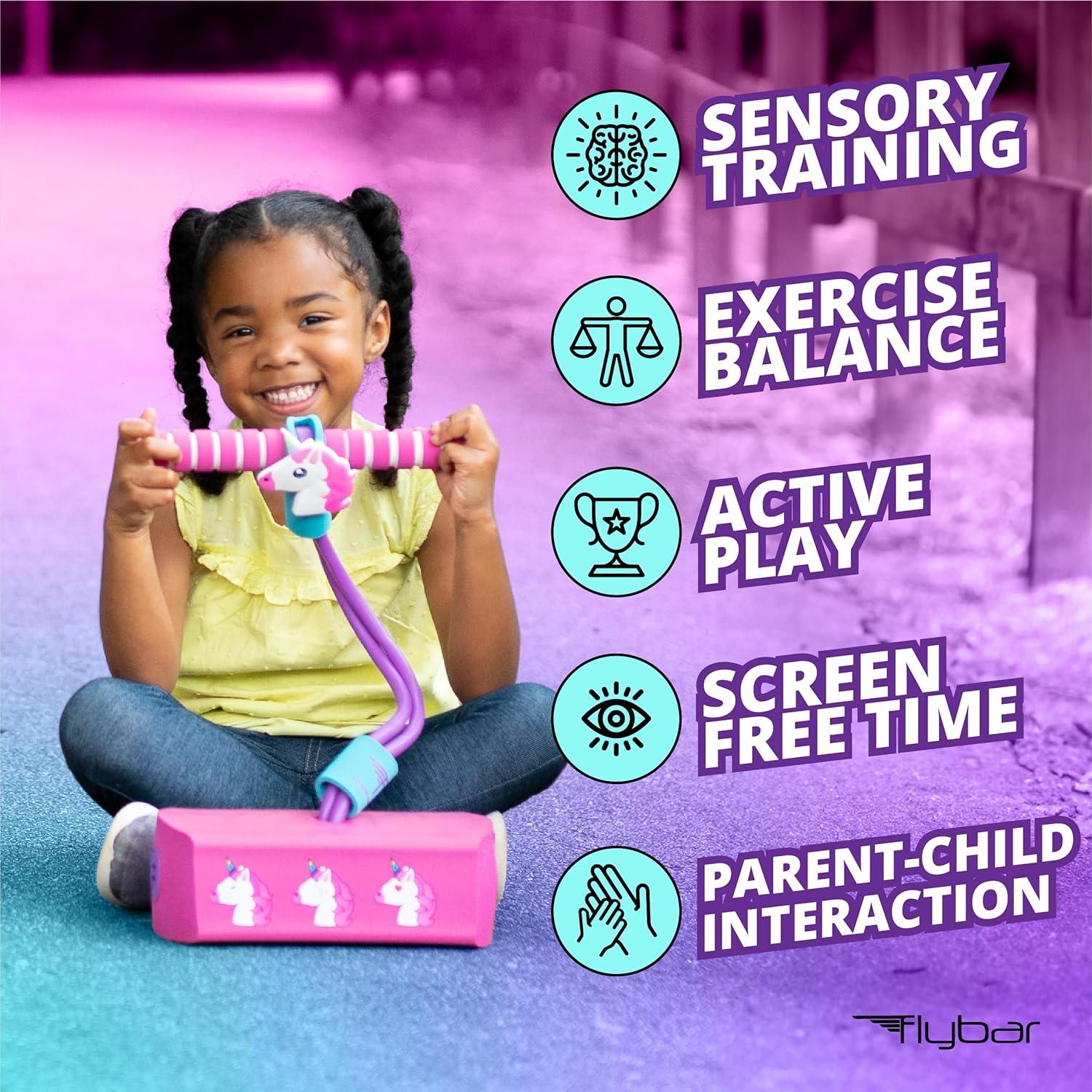 Pogo Stick Flybar Unicornio para Niños - Divertido y Seguro