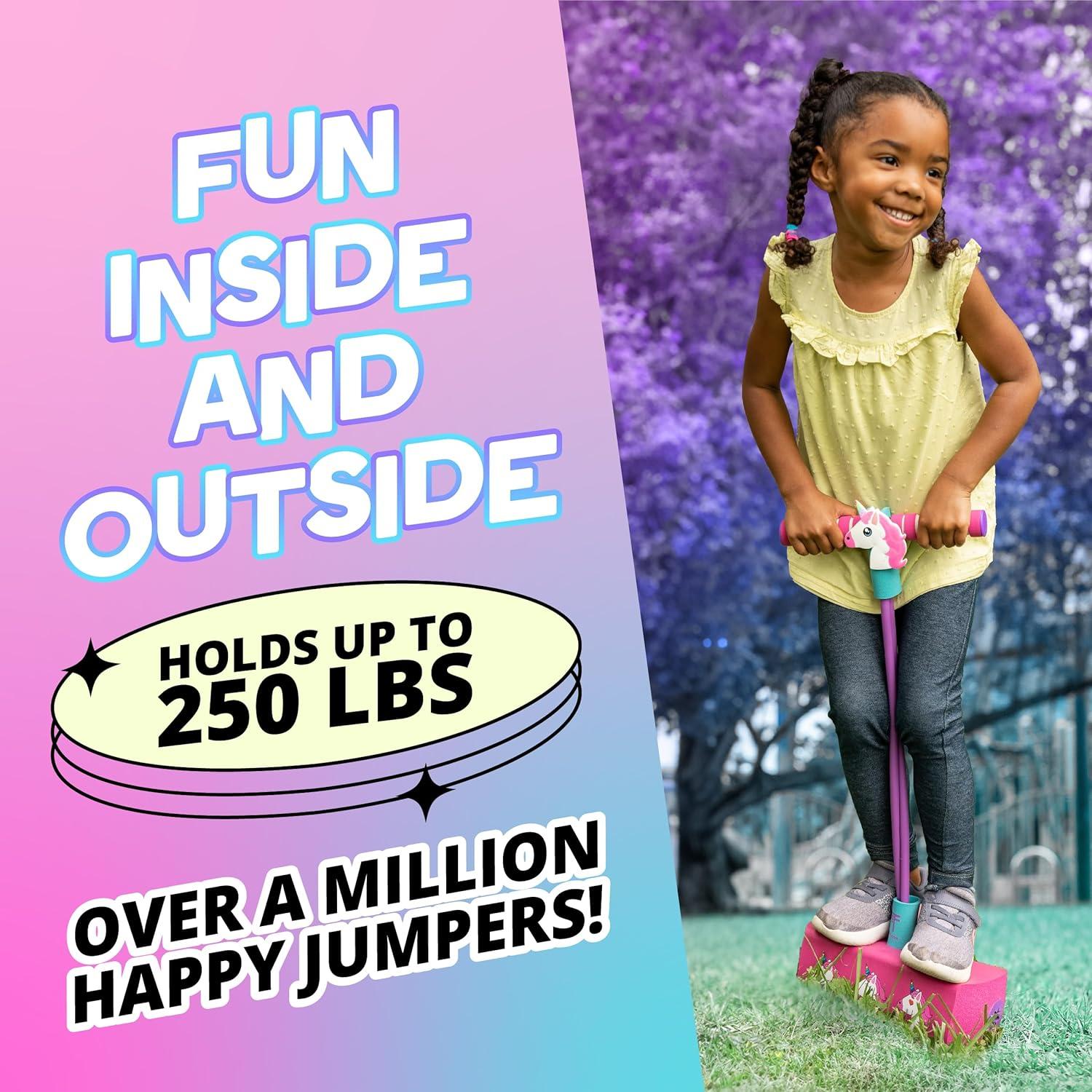 Pogo Stick Flybar Unicornio para Niños - Divertido y Seguro