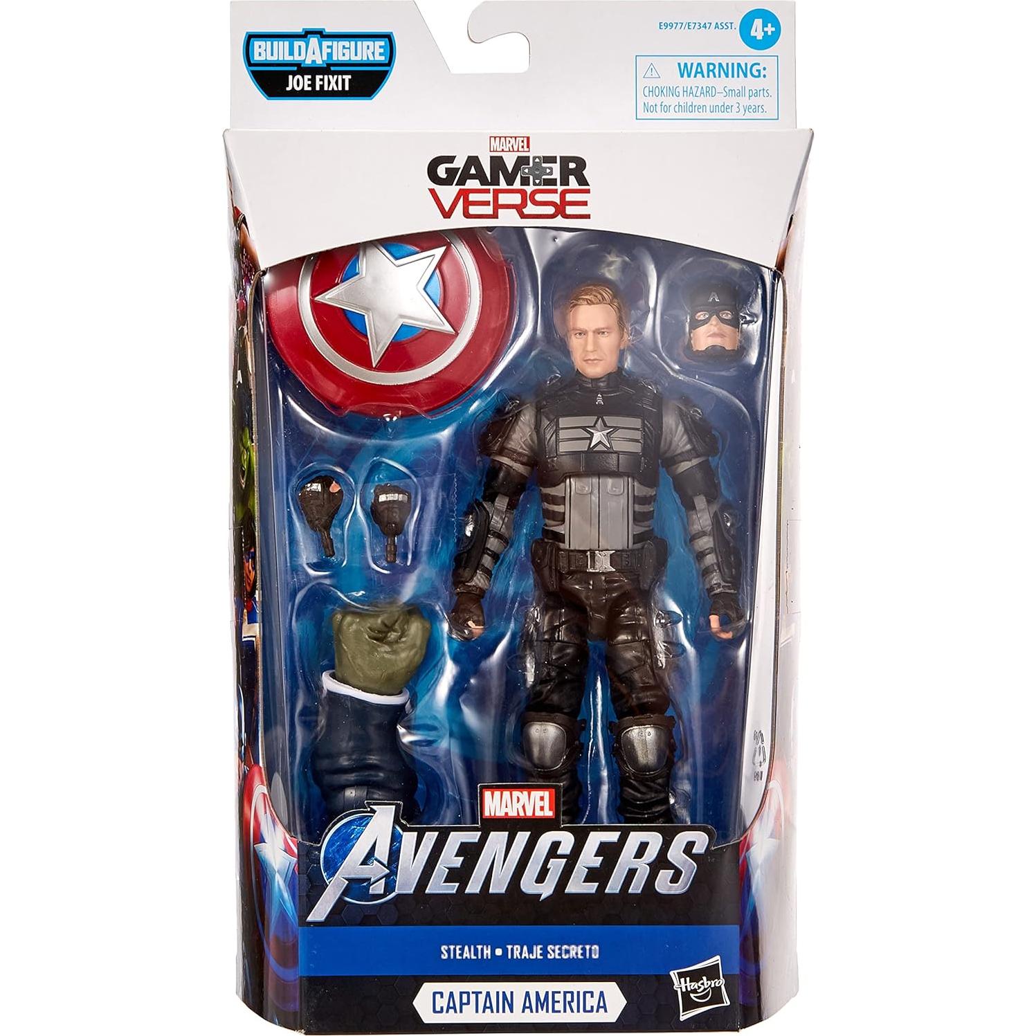 Figura de acción Capitán América sigiloso Hasbro 15 cm