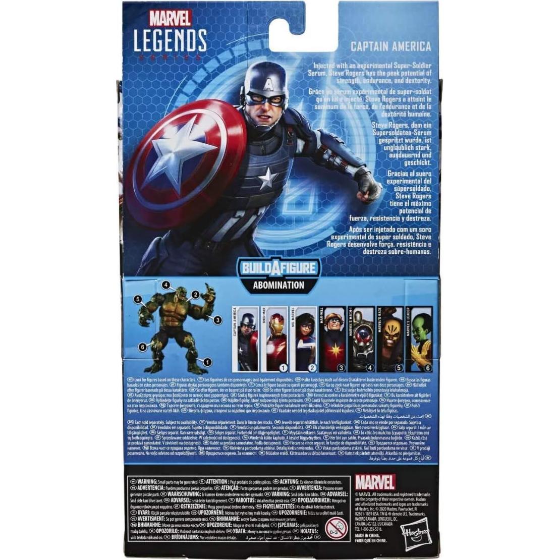 Figura de Acción Capitán América Hasbro 15 cm Marvel Legends