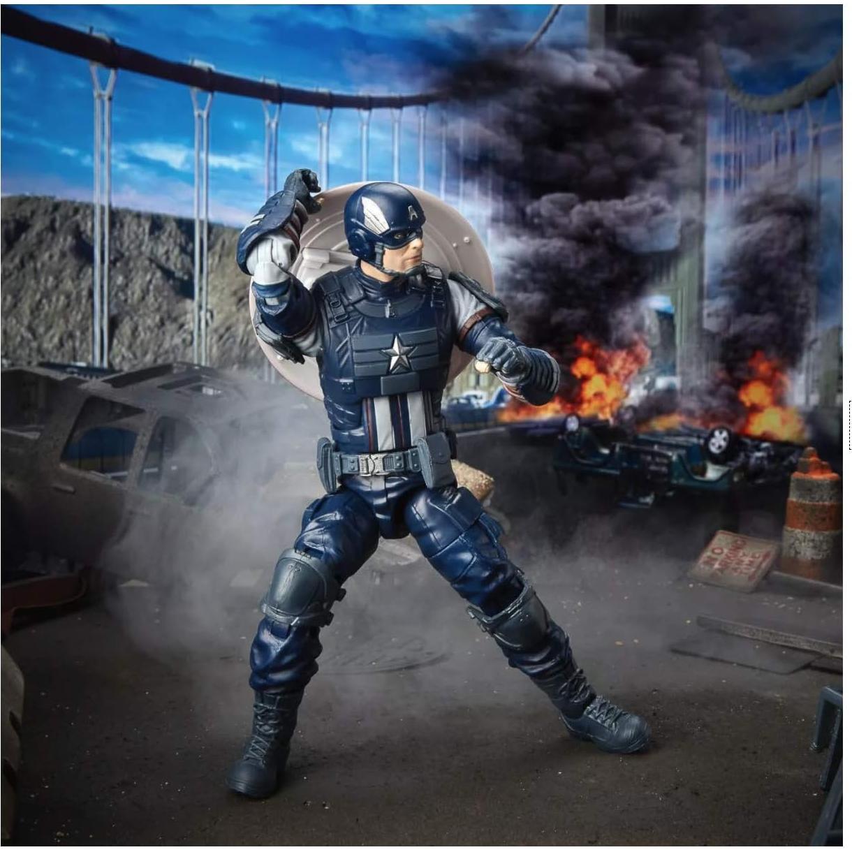 Figura de Acción Capitán América Hasbro 15 cm Marvel Legends