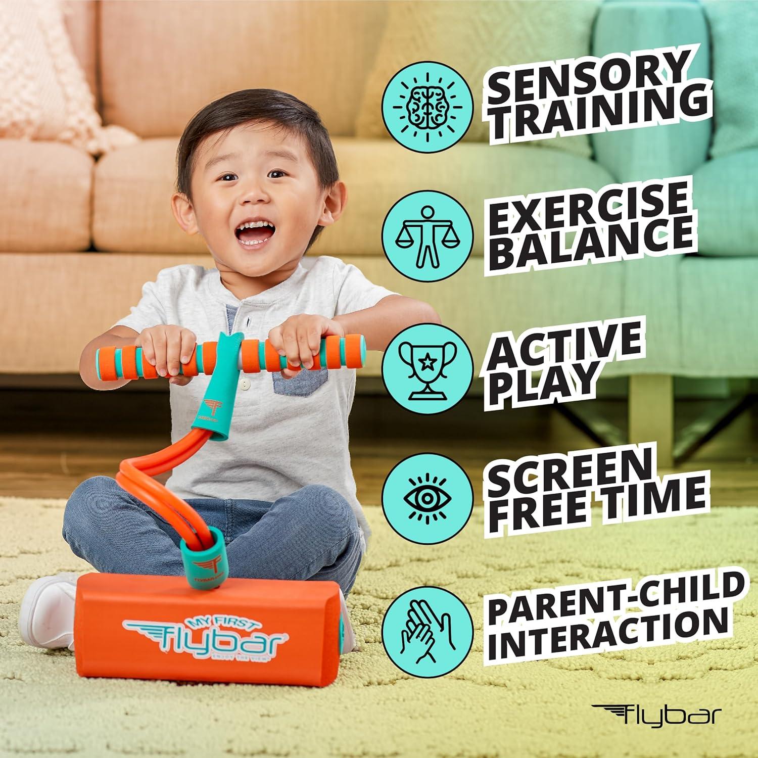 Pogo Stick Flybar Mi Primer Jumper Naranja para Niños