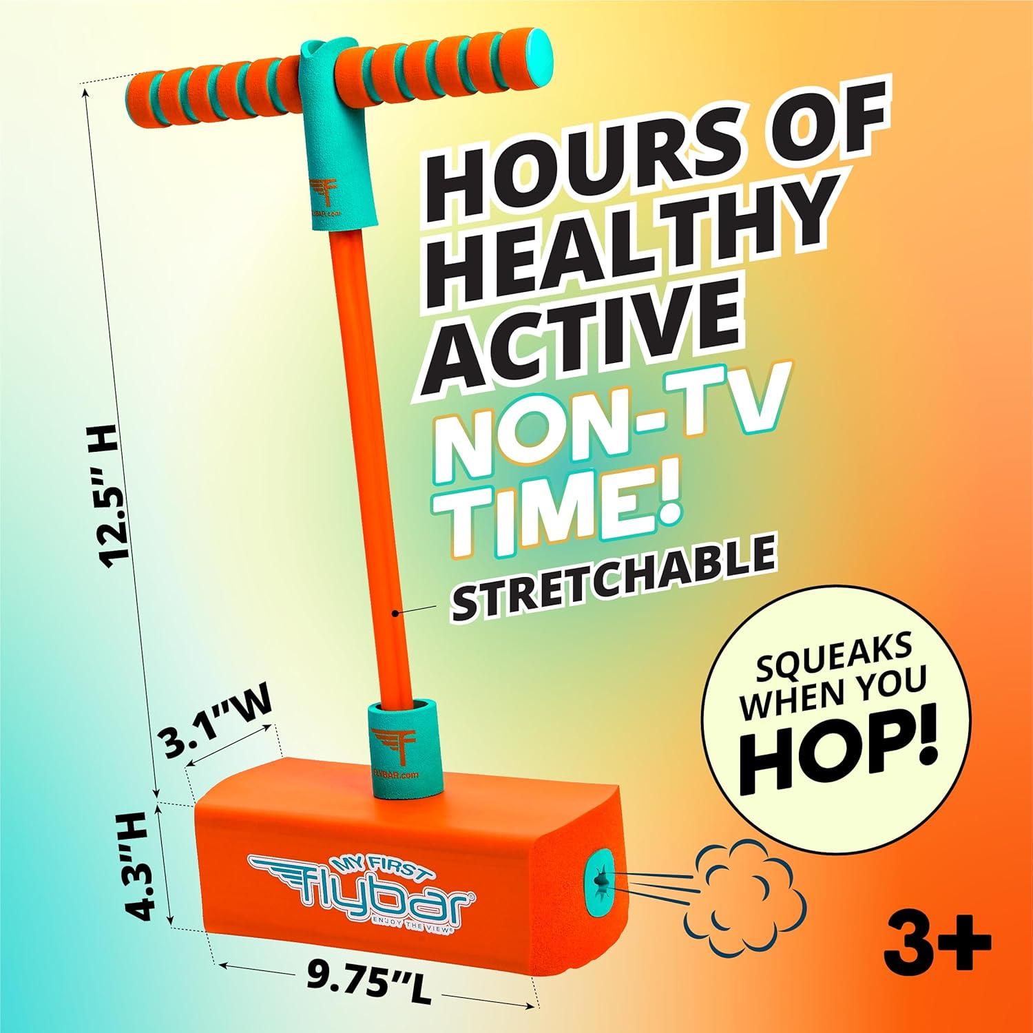 Pogo Stick Flybar Mi Primer Jumper Naranja para Niños