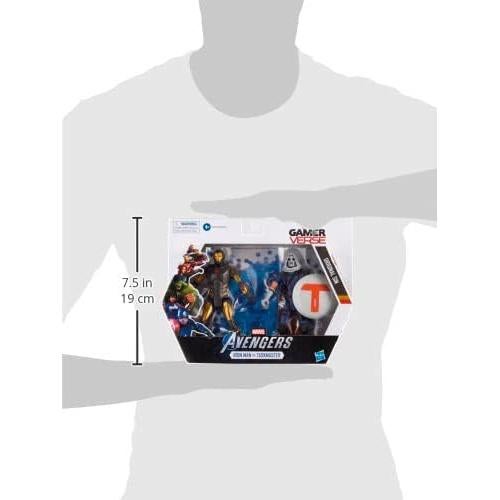 Figura de acción Hasbro Marvel Gamerverse Iron Man vs Taskmaster 15 cm