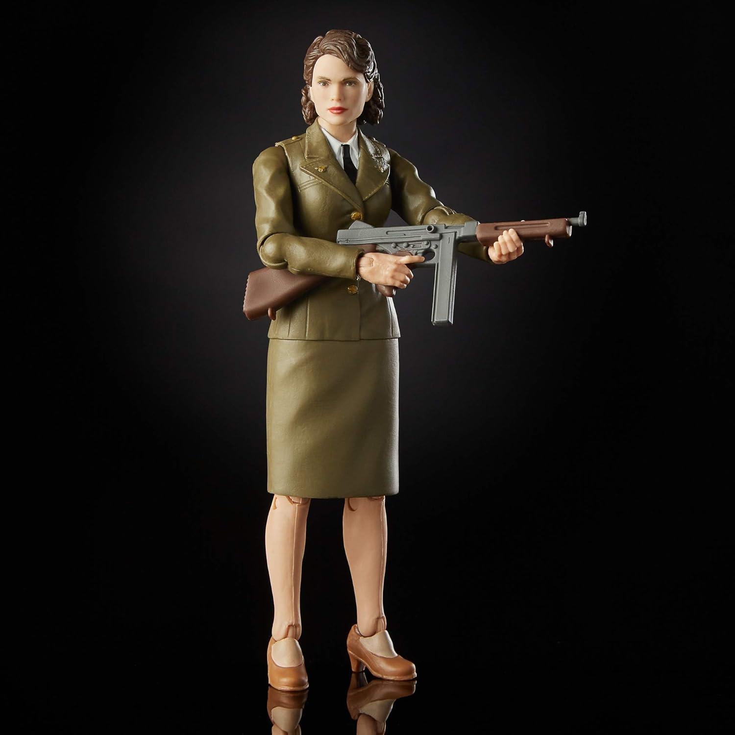 Figuras de Acción Marvel Legends Capitán América y Peggy Carter 15 cm