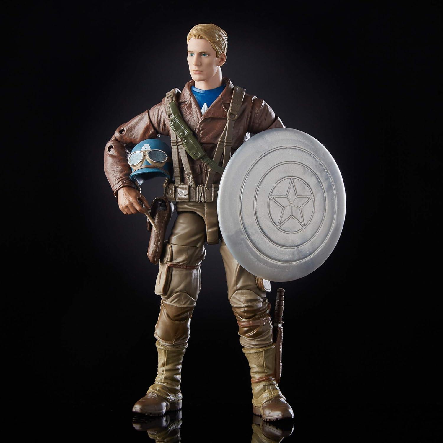 Figuras de Acción Marvel Legends Capitán América y Peggy Carter 15 cm