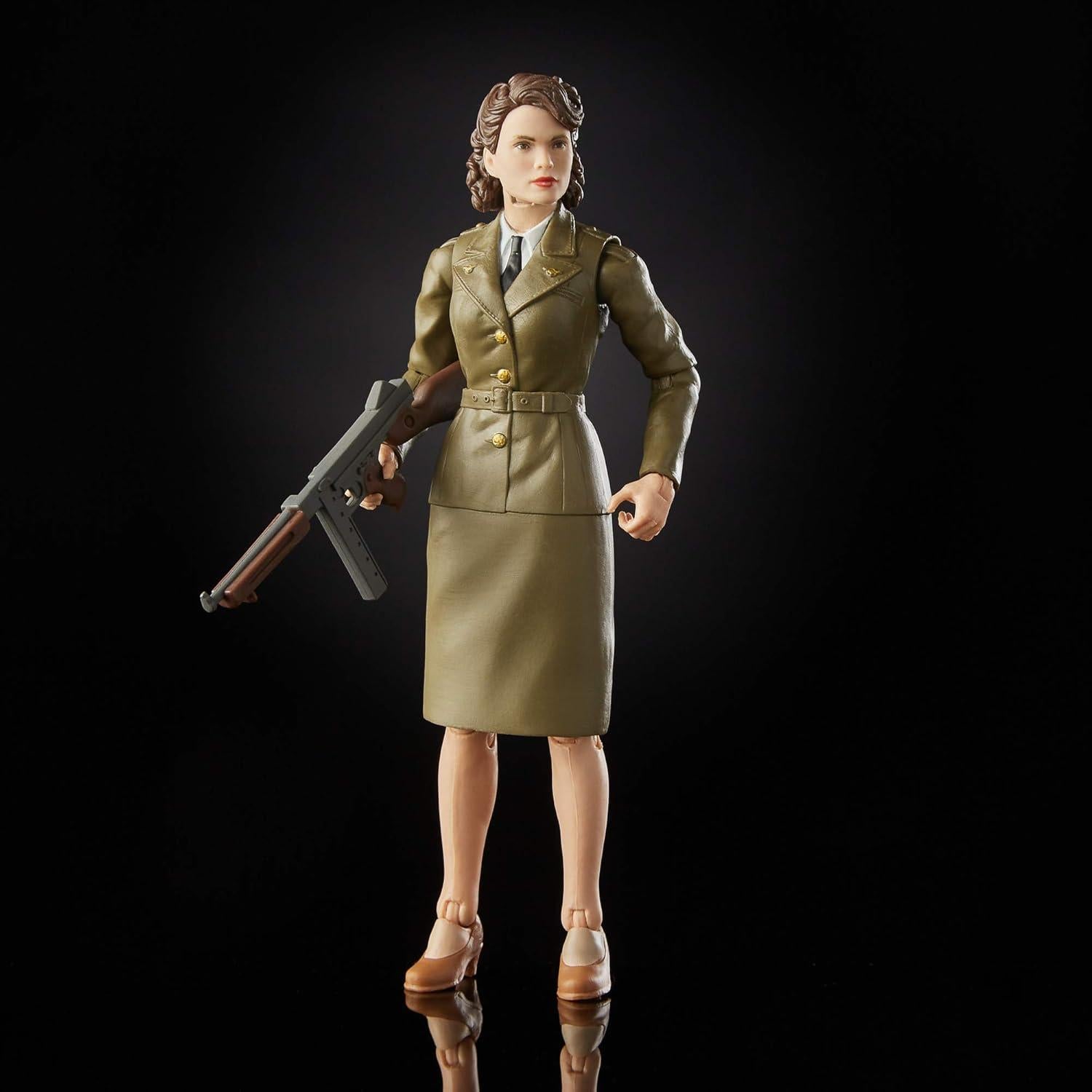Figuras de Acción Marvel Legends Capitán América y Peggy Carter 15 cm