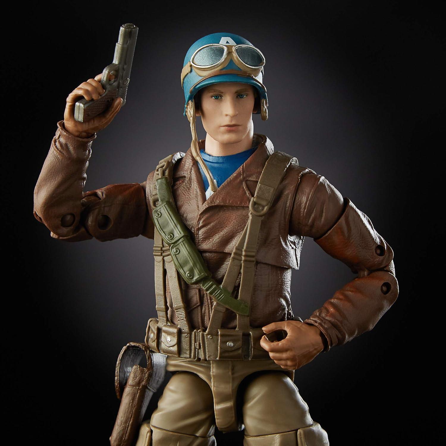 Figuras de Acción Marvel Legends Capitán América y Peggy Carter 15 cm