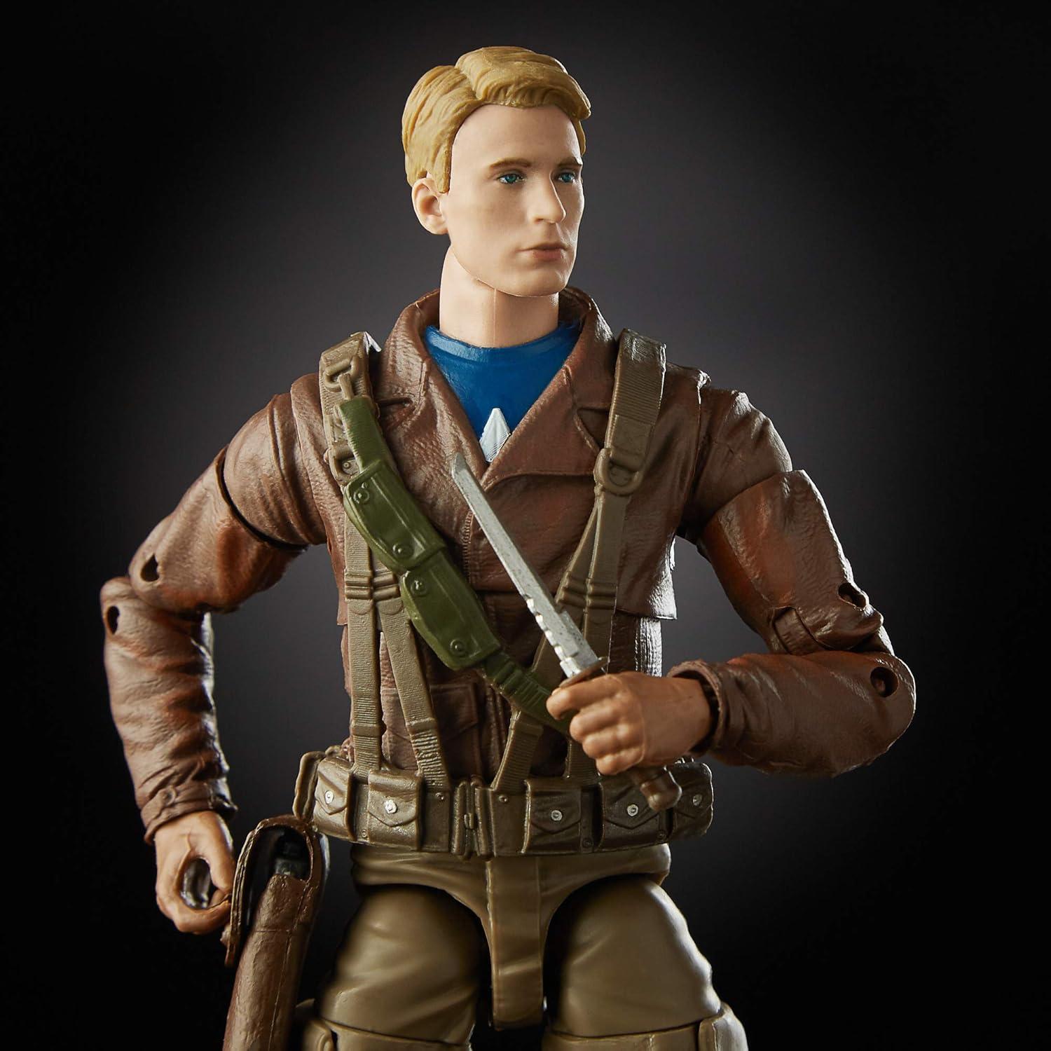 Figuras de Acción Marvel Legends Capitán América y Peggy Carter 15 cm