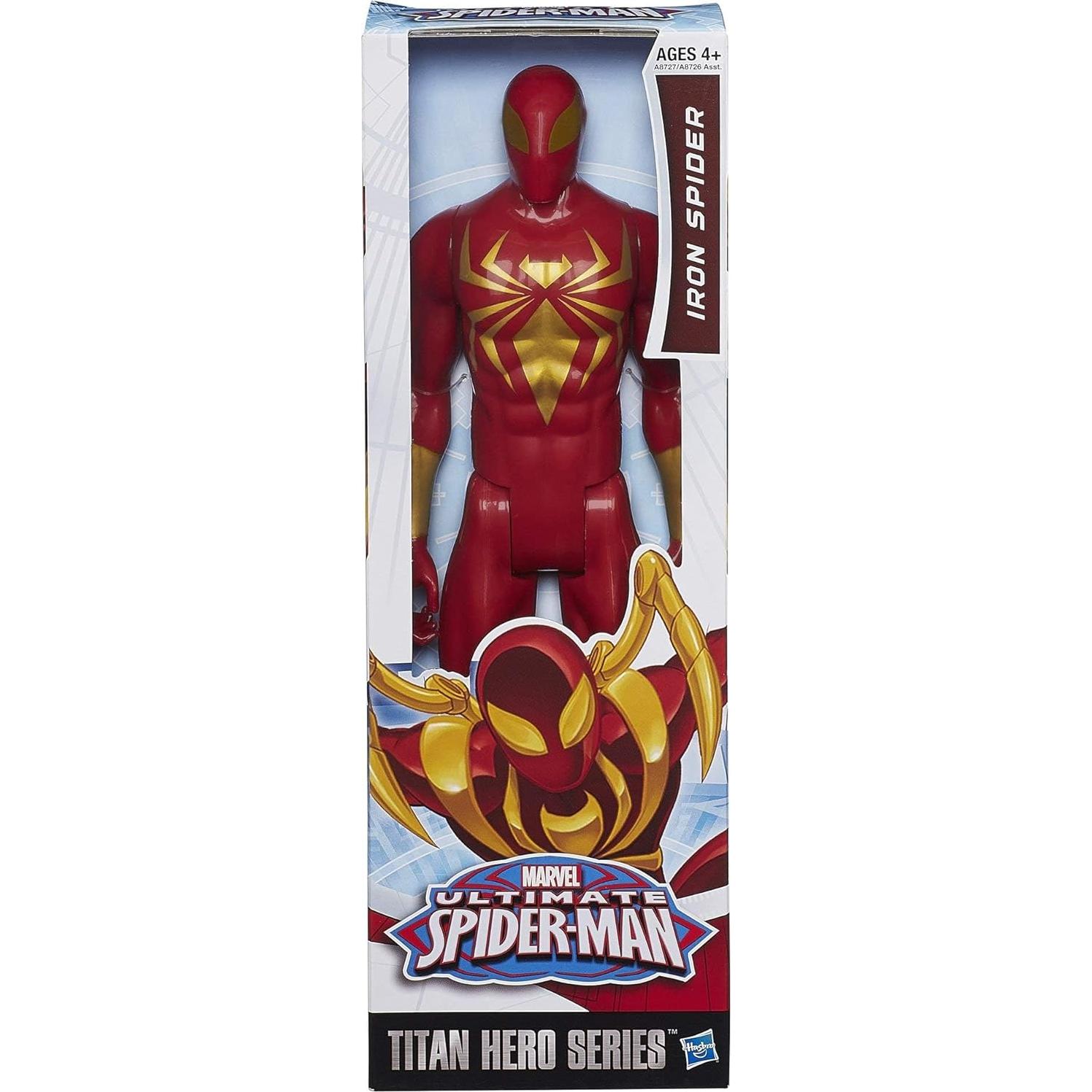 Figura Iron Spider Marvel Titan Hero 30.48 cm con armadura