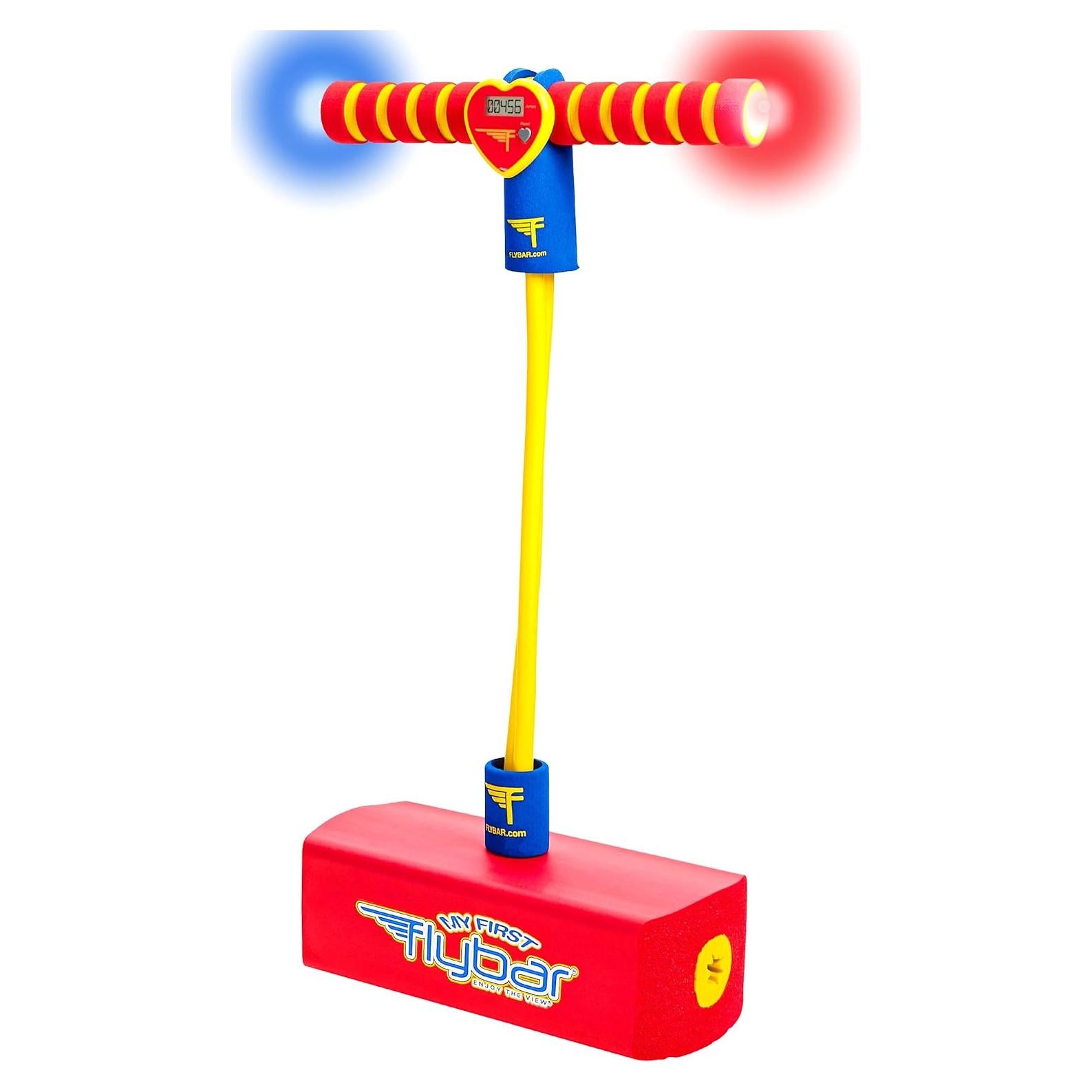 Pogo Stick Flybar Mi Primer Jumper Espuma Rojo LED
