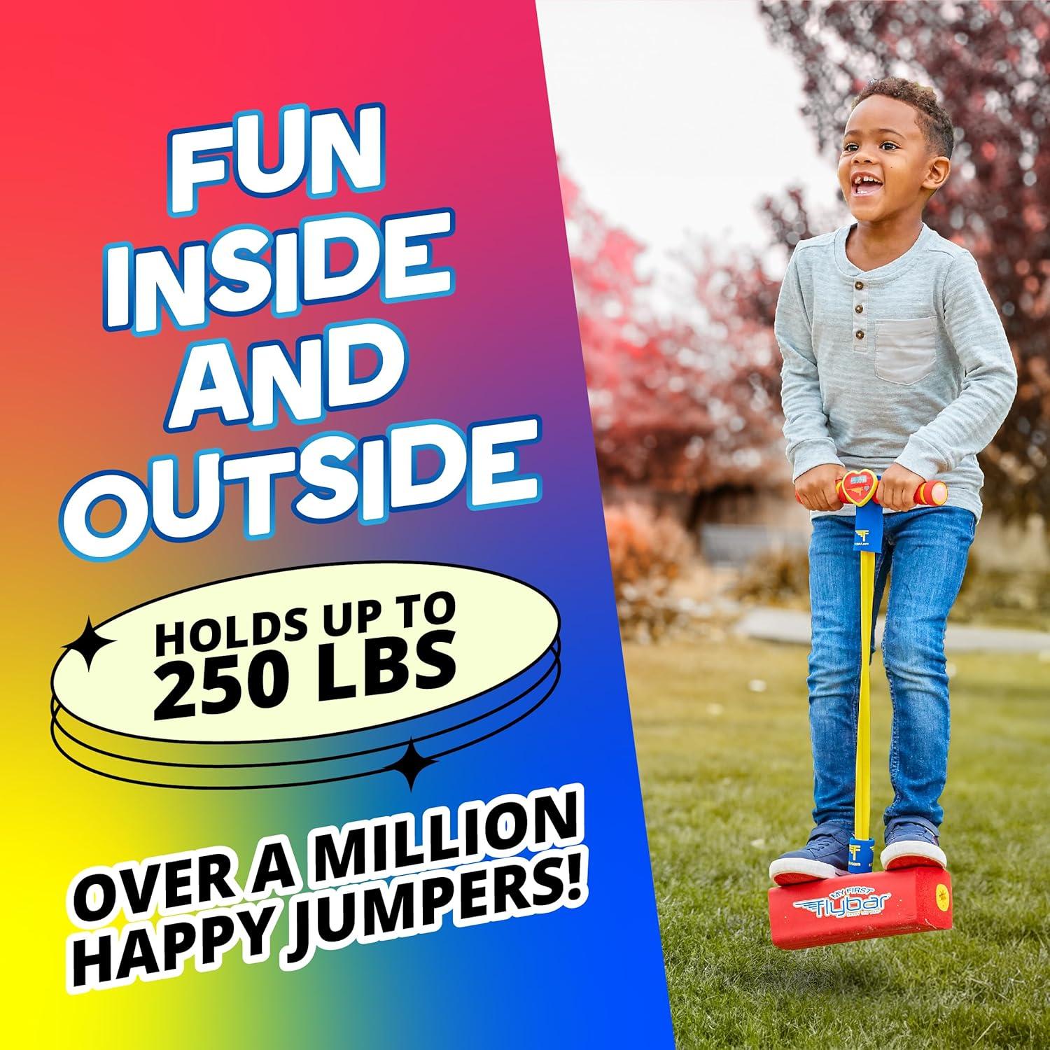 Pogo Stick Flybar Mi Primer Jumper Espuma Rojo LED