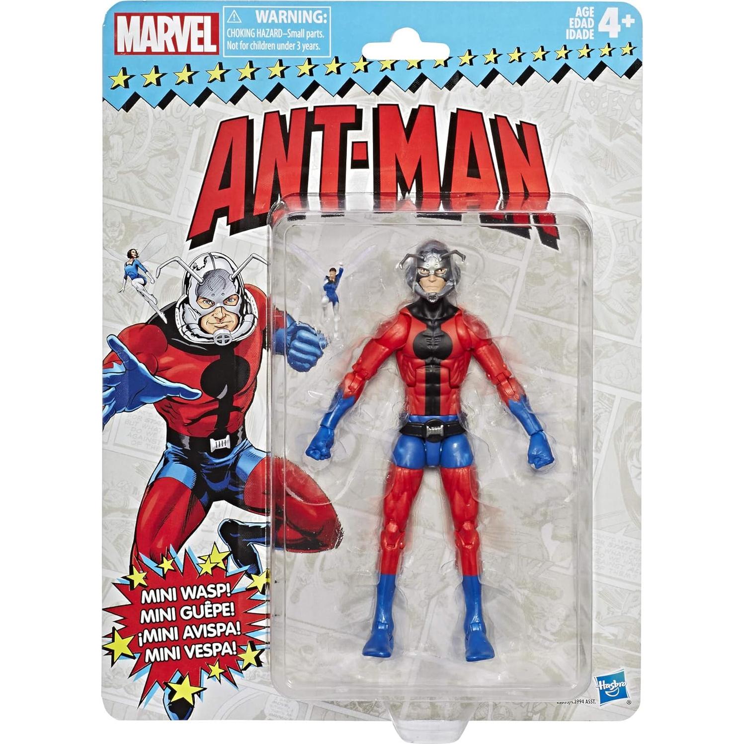 Figura Ant Man 15 cm Colección Retro Marvel Hasbro