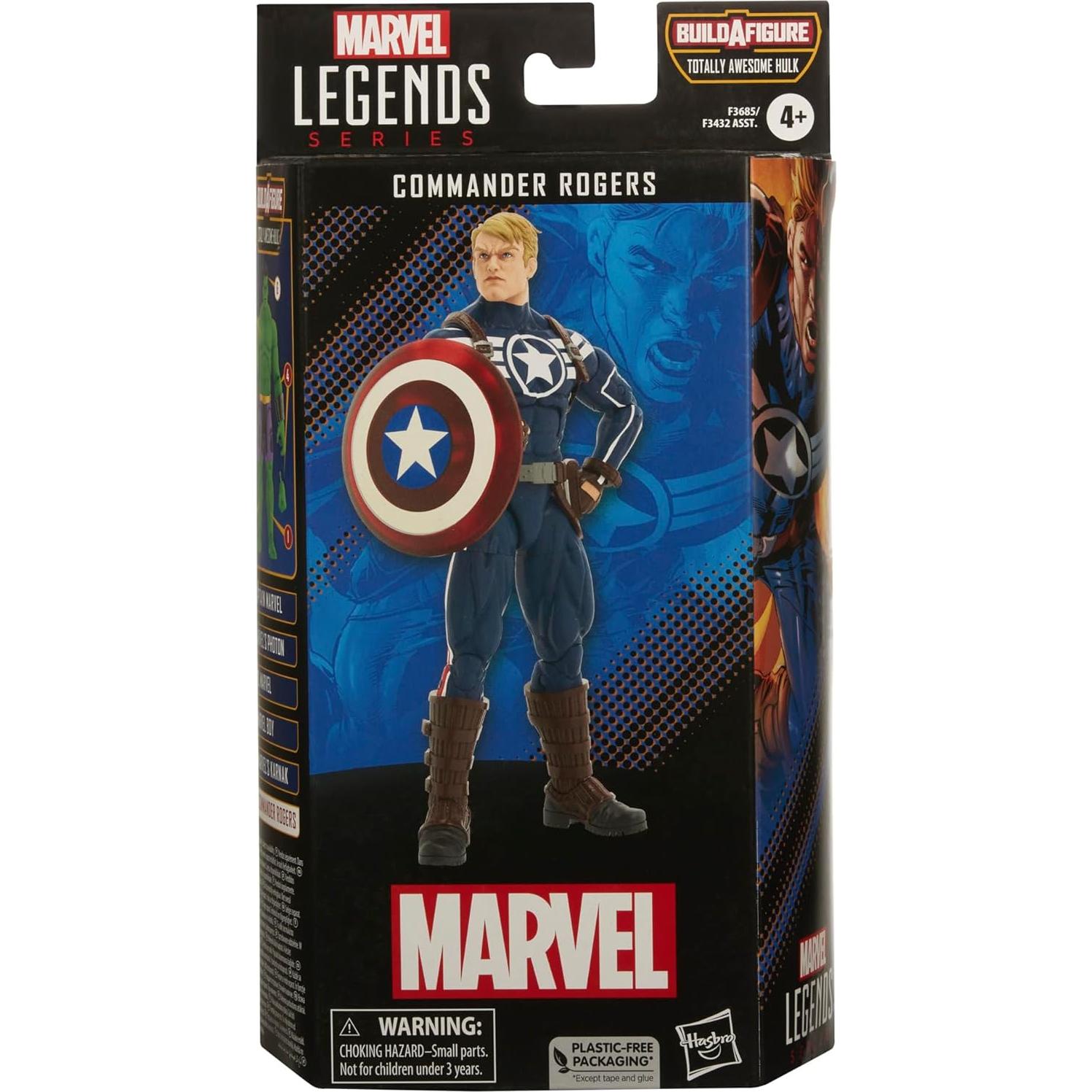 Figura de Acción Comandante Rogers Marvel Legends 15.24 cm
