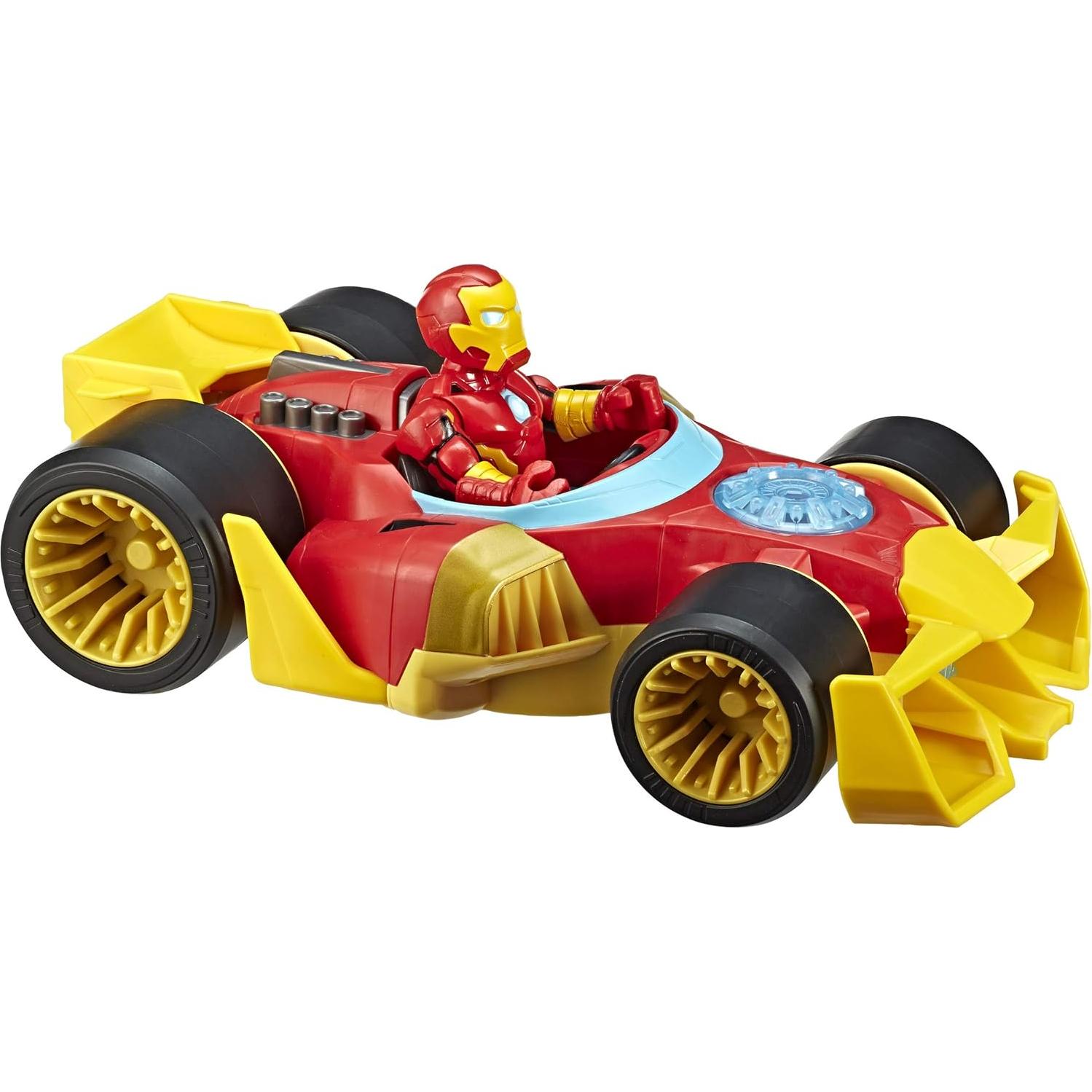 Figura y Vehículo Iron Man Speedster Playskool 5" para Niños