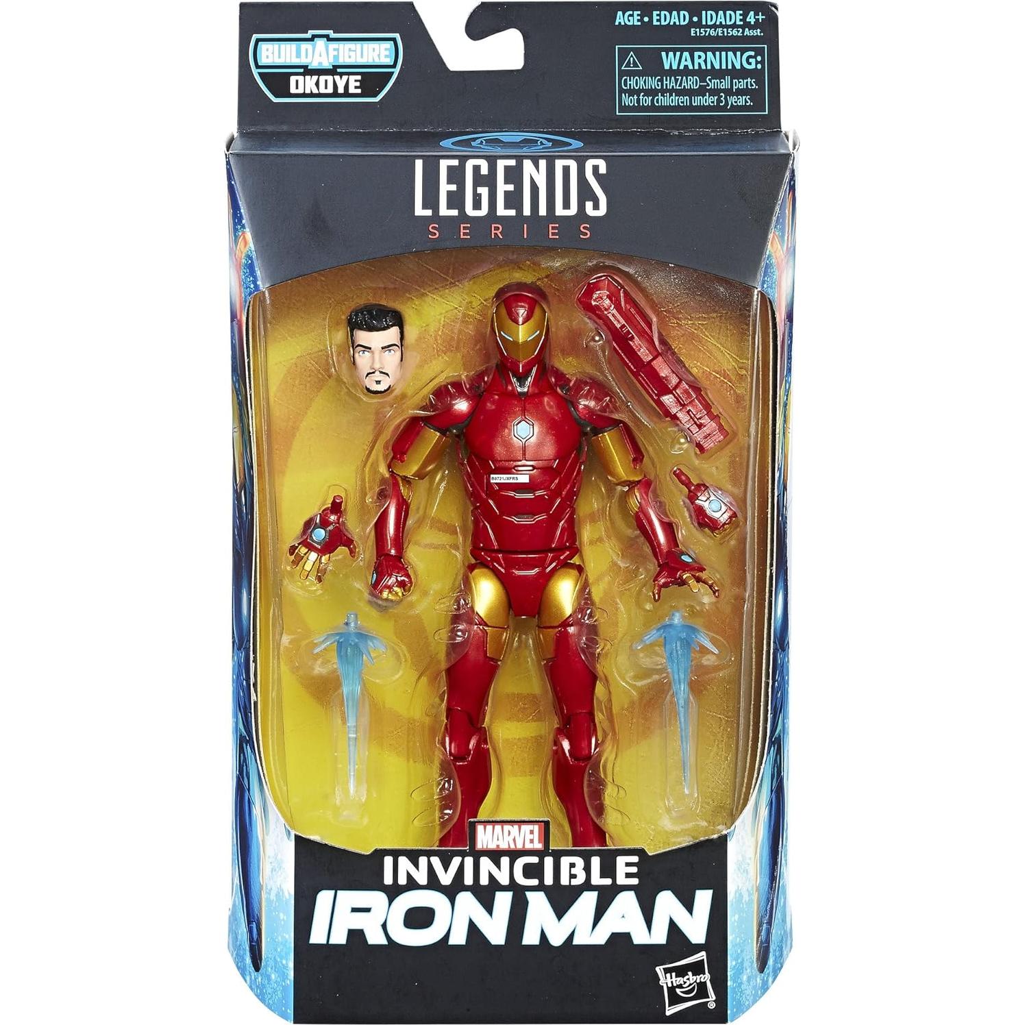 Figura Iron Man Marvel Legends 15 cm Hasbro Articulada