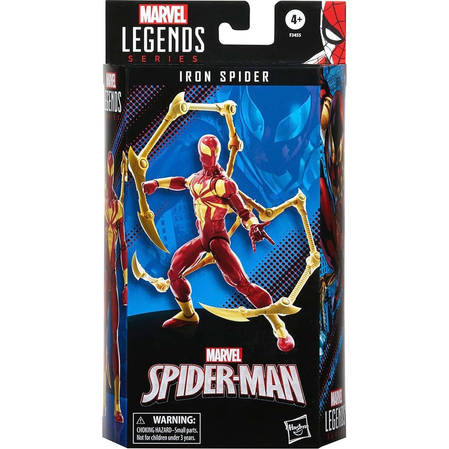 Figura de acción Iron Spider Marvel Legends 15 cm con accesorios