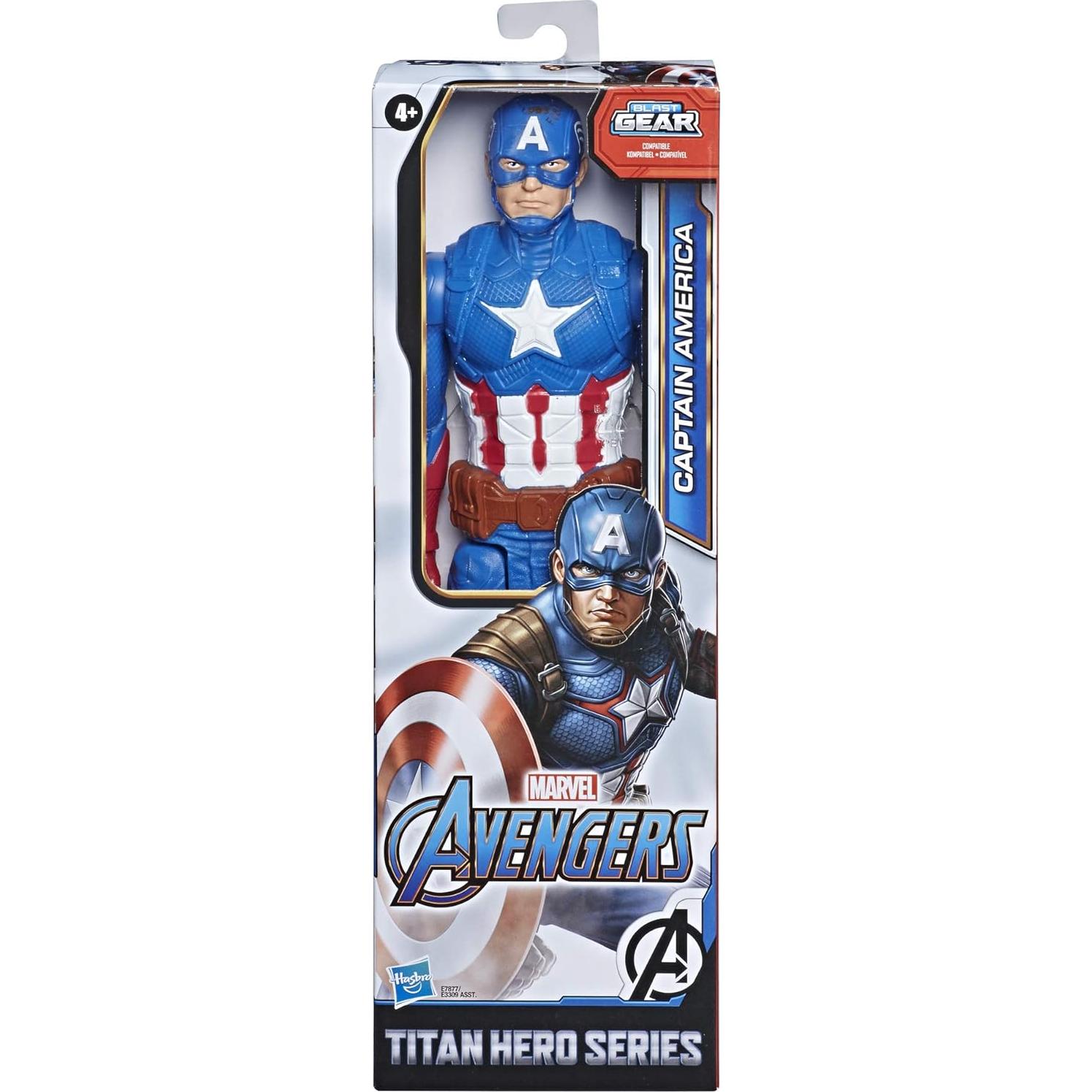 Figura de acción Capitán América Hasbro Titan Hero 30 cm