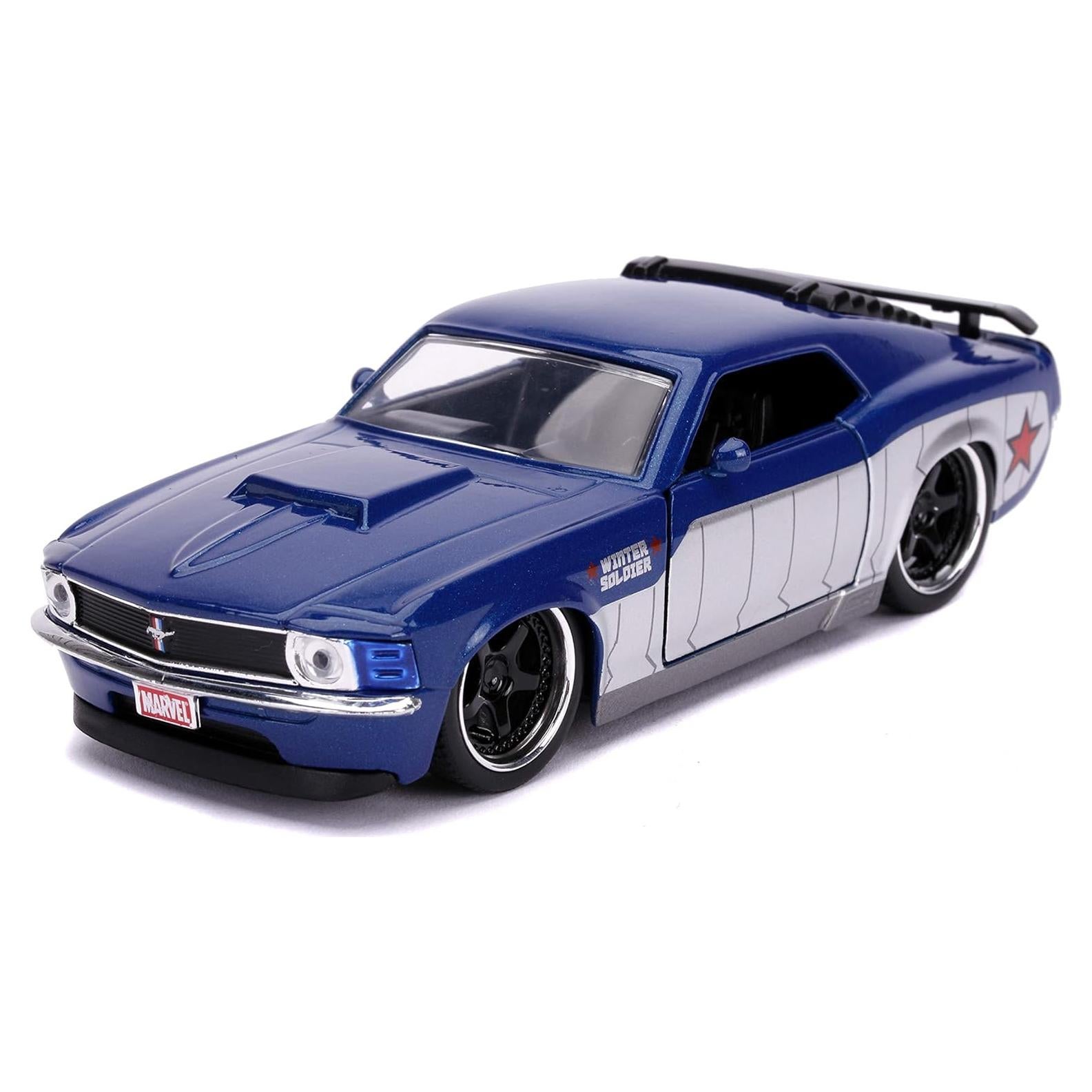 Vehículo de Juguete Jada Toys Ford Mustang Boss 1970 Marvel