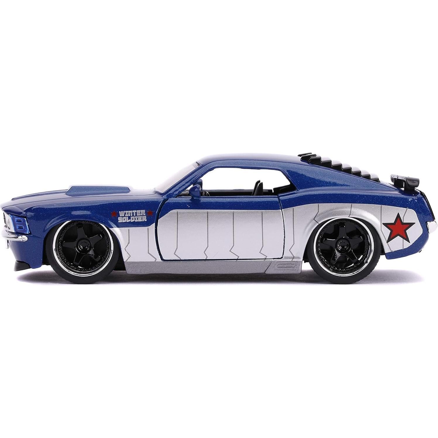 Vehículo de Juguete Jada Toys Ford Mustang Boss 1970 Marvel
