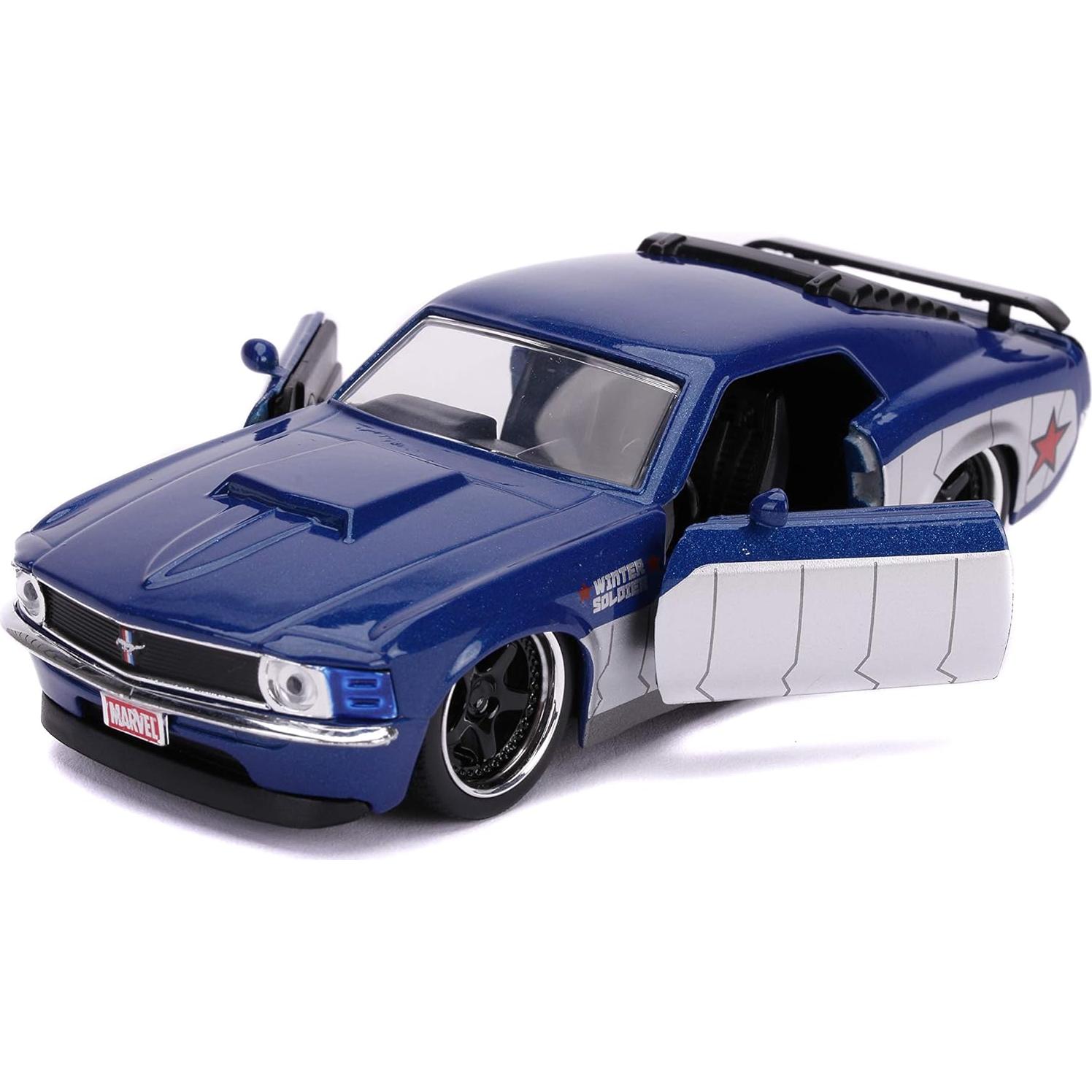 Vehículo de Juguete Jada Toys Ford Mustang Boss 1970 Marvel