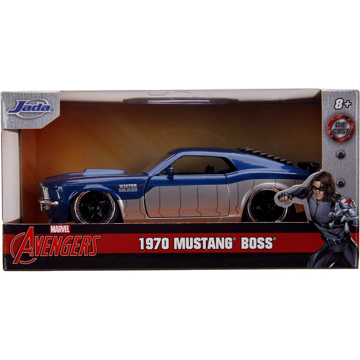 Vehículo de Juguete Jada Toys Ford Mustang Boss 1970 Marvel