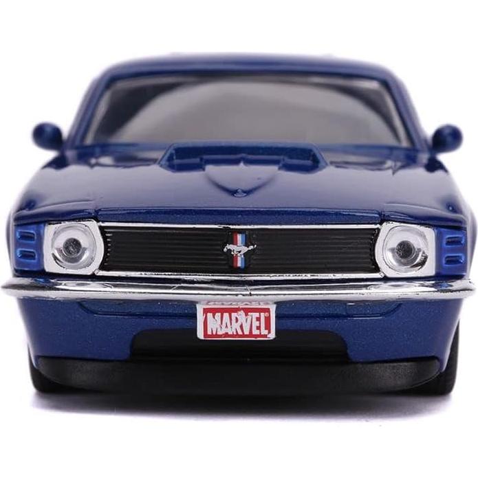 Vehículo de Juguete Jada Toys Ford Mustang Boss 1970 Marvel