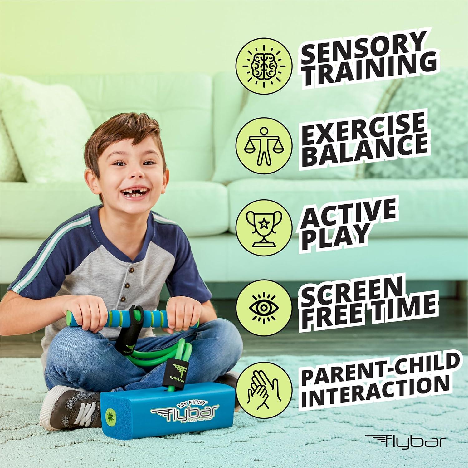 Pogo Jumper Flybar MFF para Niños Azul - Divertido y Seguro