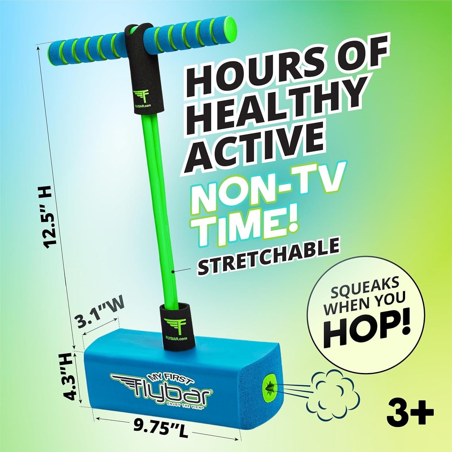 Pogo Jumper Flybar MFF para Niños Azul - Divertido y Seguro