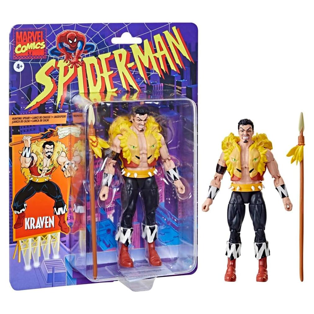 Figura Coleccionable Hasbro Kraven Spiderman 15 cm
