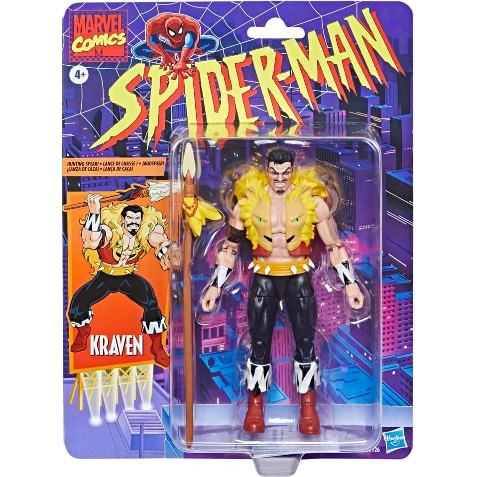 Figura Coleccionable Hasbro Kraven Spiderman 15 cm