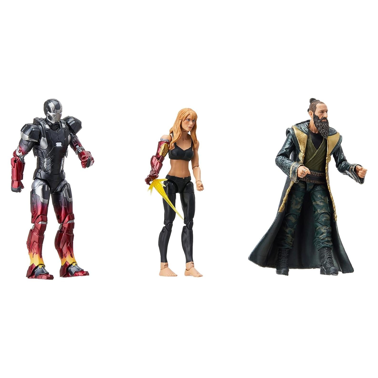 Figuras Marvel Legends Iron Man 3 Hasbro 6" 3 Pack