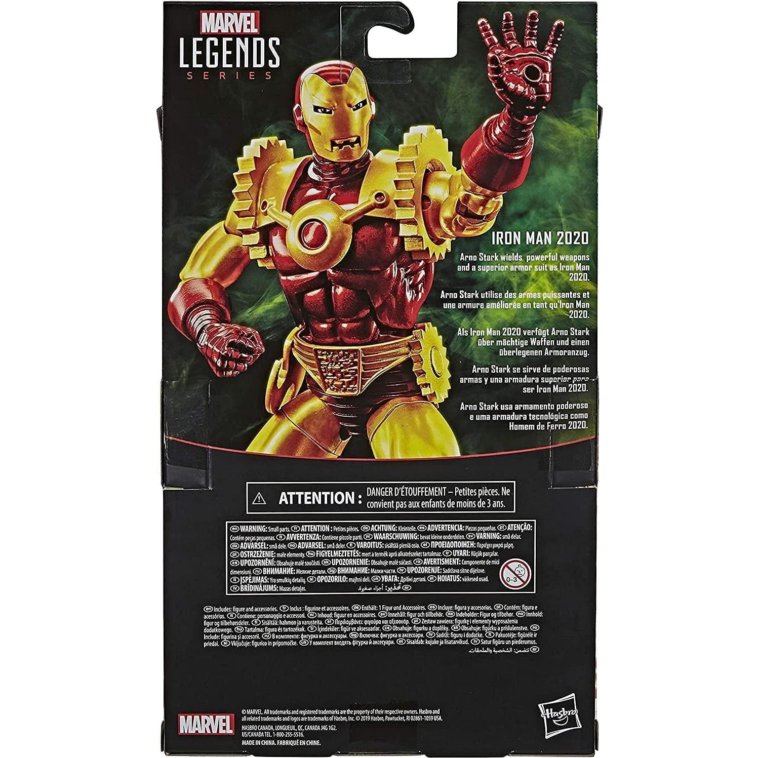 Figura de acción Iron Man 2020 Marvel Hasbro 15 cm con 8 accesorios
