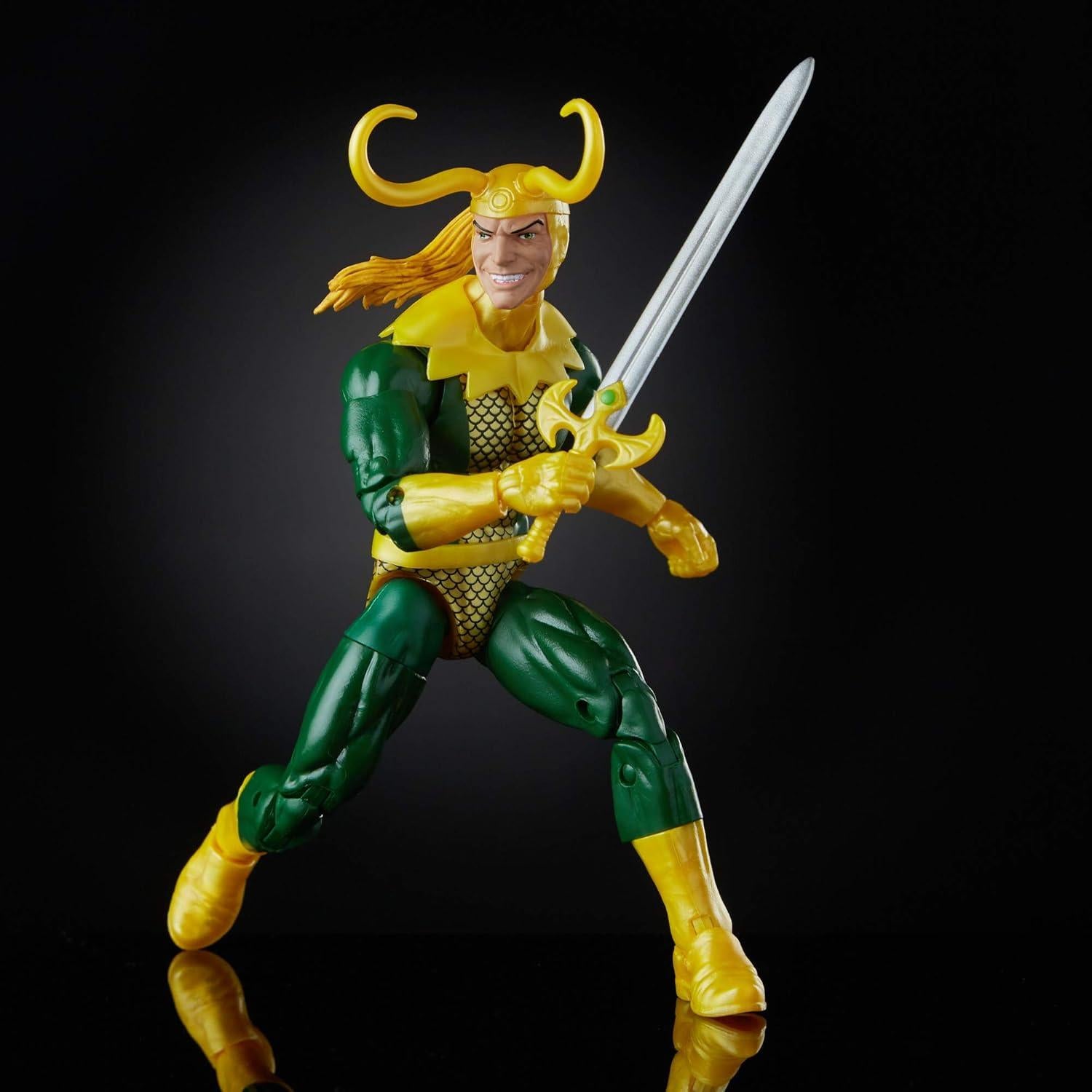 Figura de acción Loki Marvel Legends 15.2 cm con accesorio