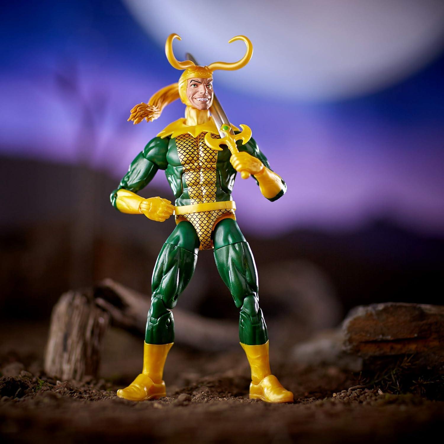 Figura de acción Loki Marvel Legends 15.2 cm con accesorio