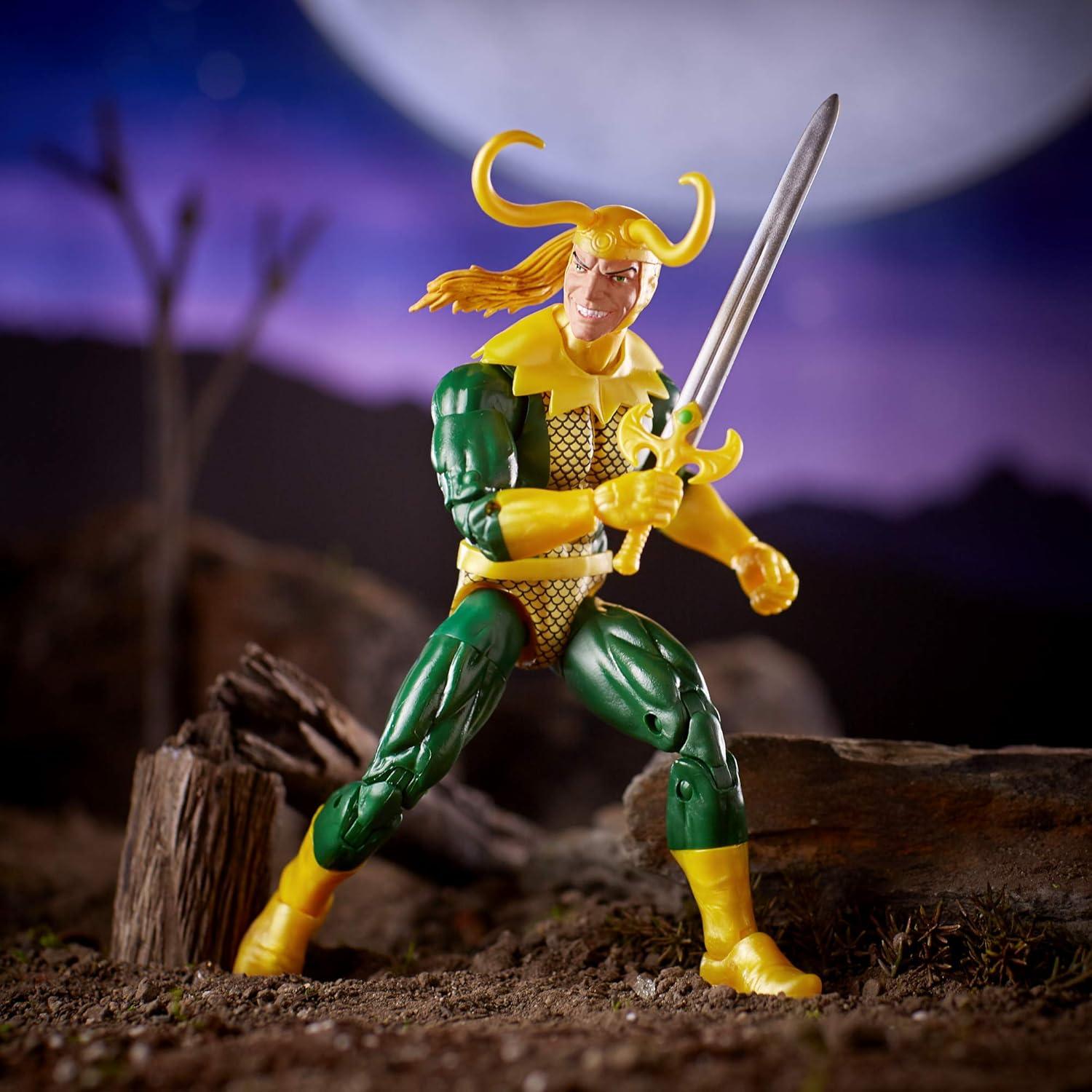 Figura de acción Loki Marvel Legends 15.2 cm con accesorio