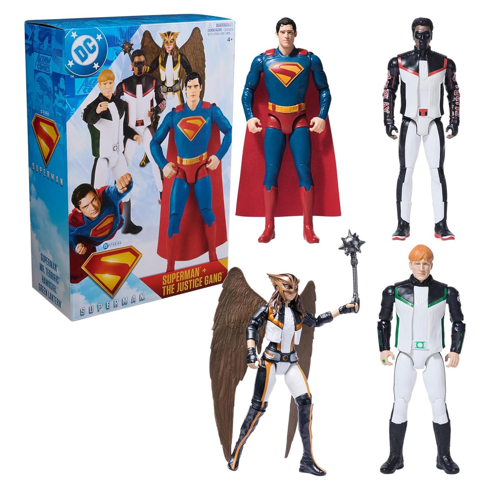 Set de Figuras de Acción DC Comics 4-Pack 30 cm Superman y Más