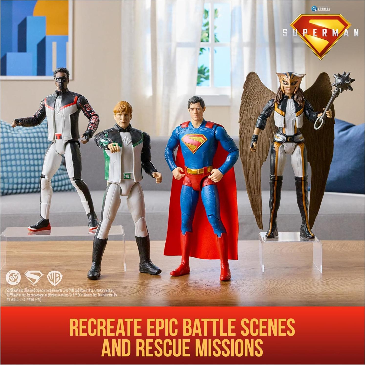 Set de Figuras de Acción DC Comics 4-Pack 30 cm Superman y Más