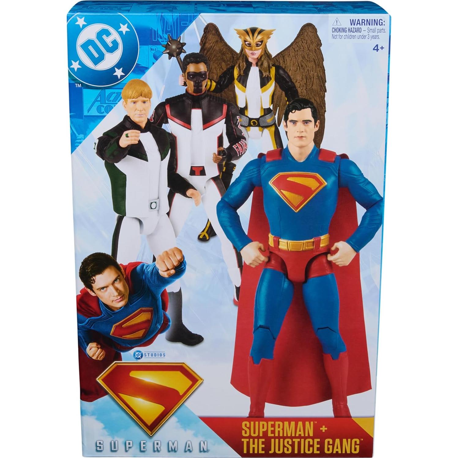 Set de Figuras de Acción DC Comics 4-Pack 30 cm Superman y Más
