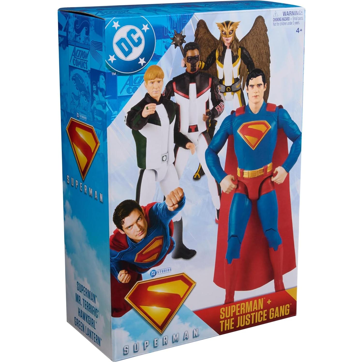 Set de Figuras de Acción DC Comics 4-Pack 30 cm Superman y Más