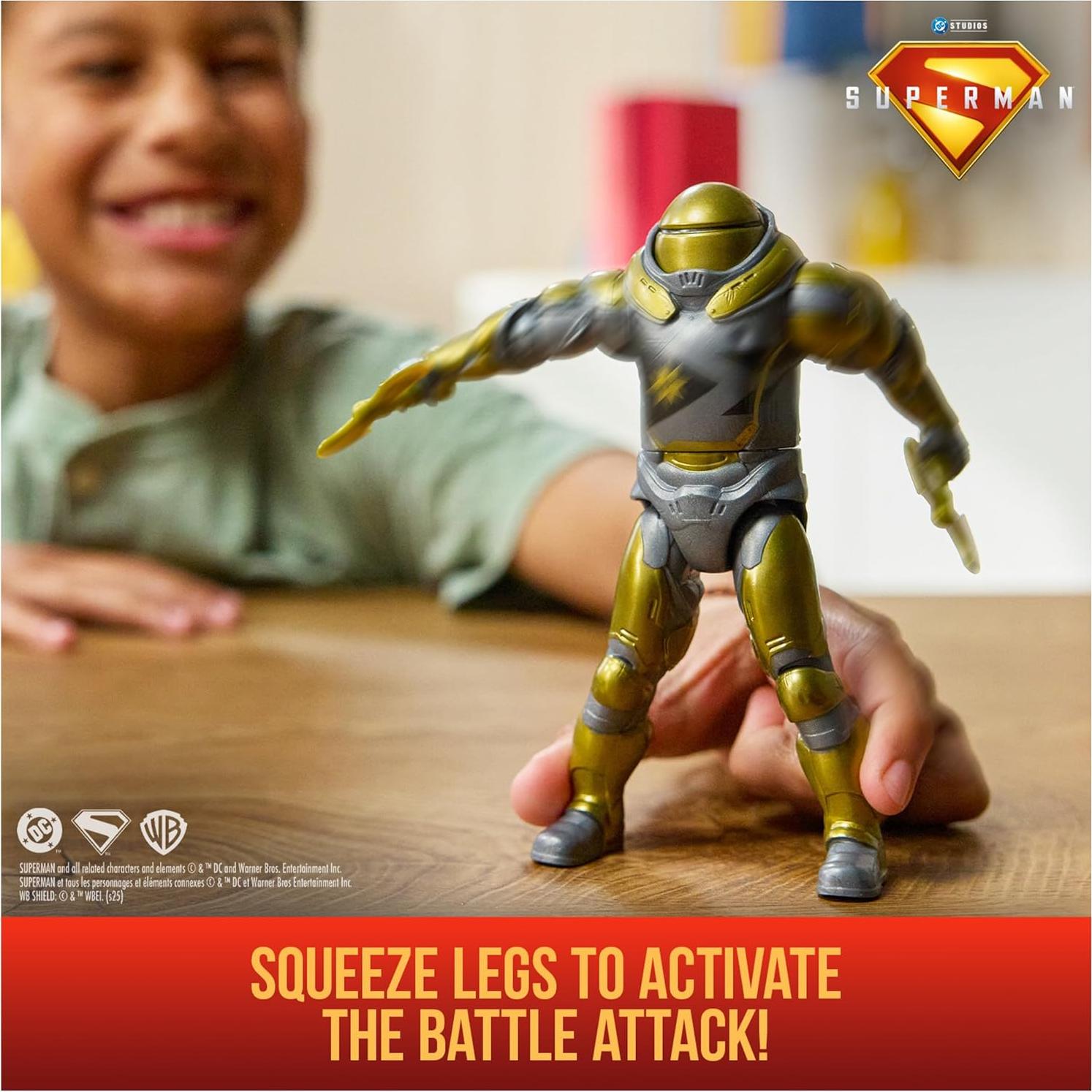 Figura de Acción Superman Martillo de Boravia 15 cm Spin Master